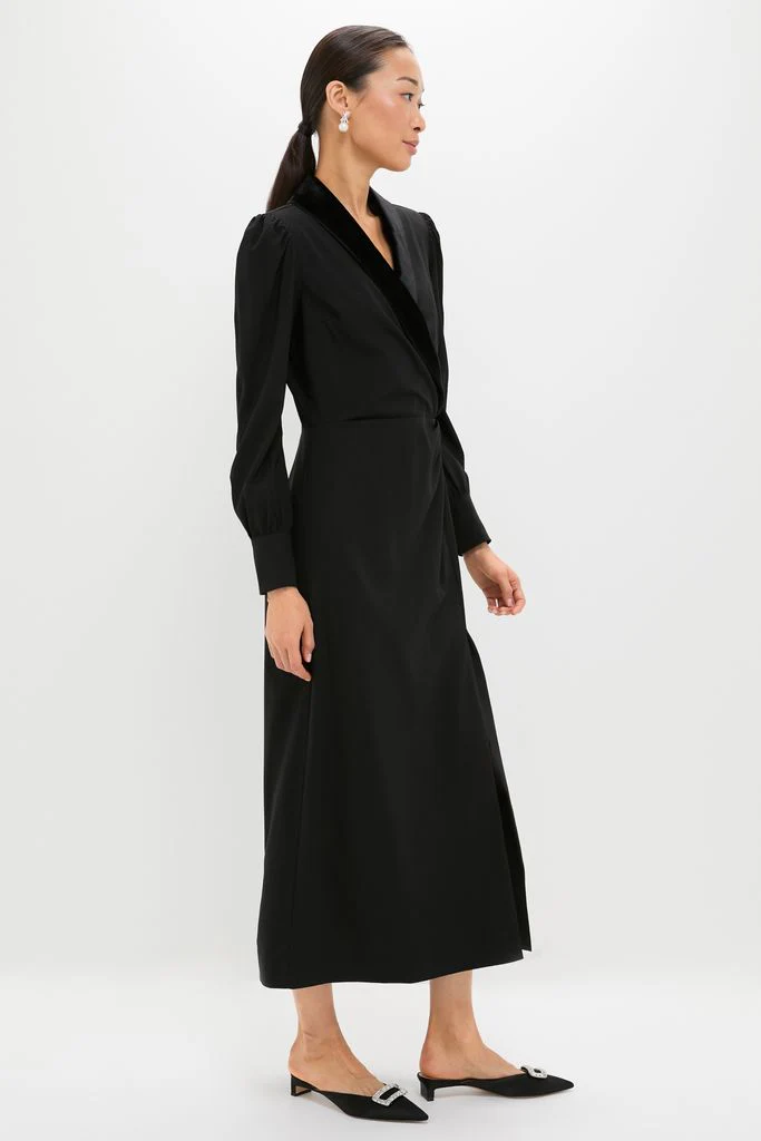 Black Long Sleeve Mariella Maxi Dress - Image 3