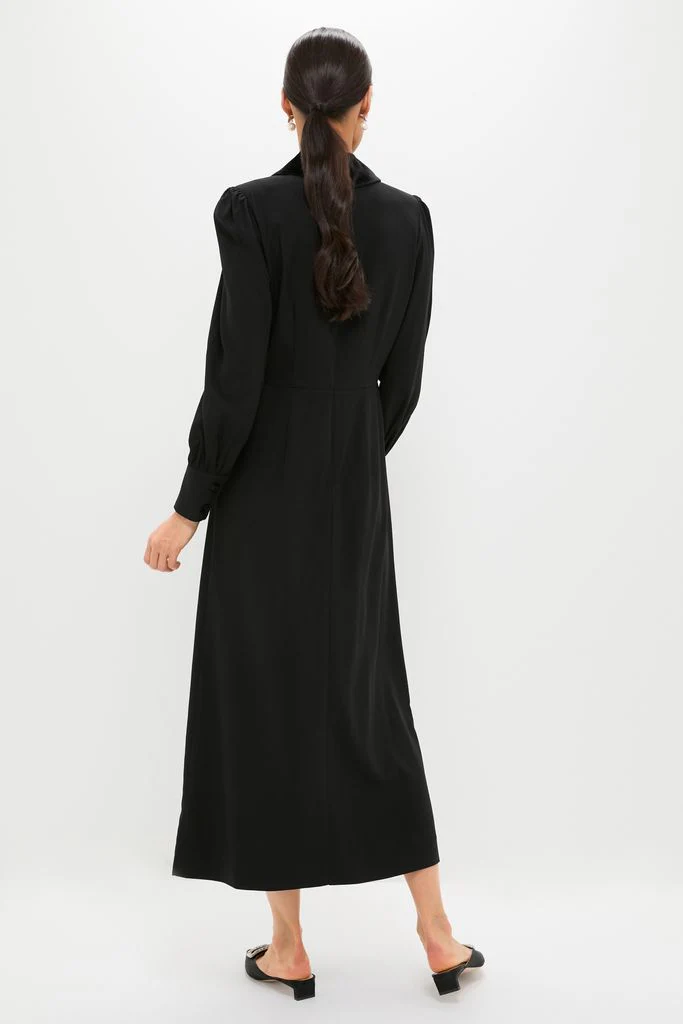 Black Long Sleeve Mariella Maxi Dress - Image 4
