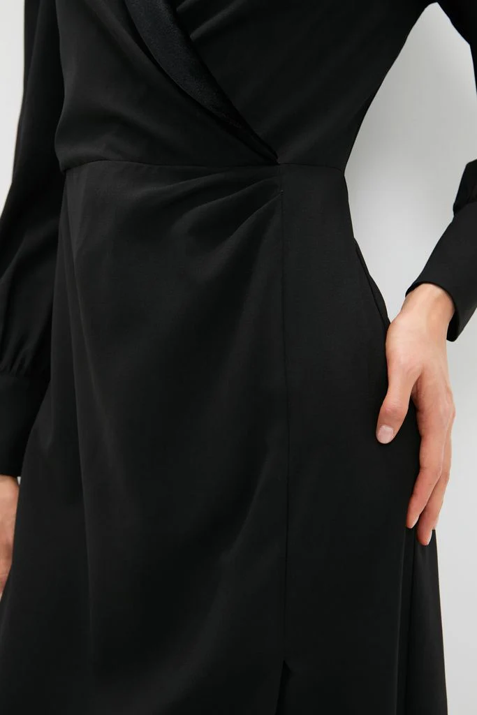 Black Long Sleeve Mariella Maxi Dress - Image 6