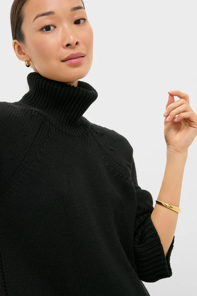 Black Louisa Turtleneck Sweater - Image 5
