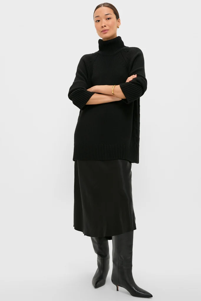 Black Louisa Turtleneck Sweater - Image 6