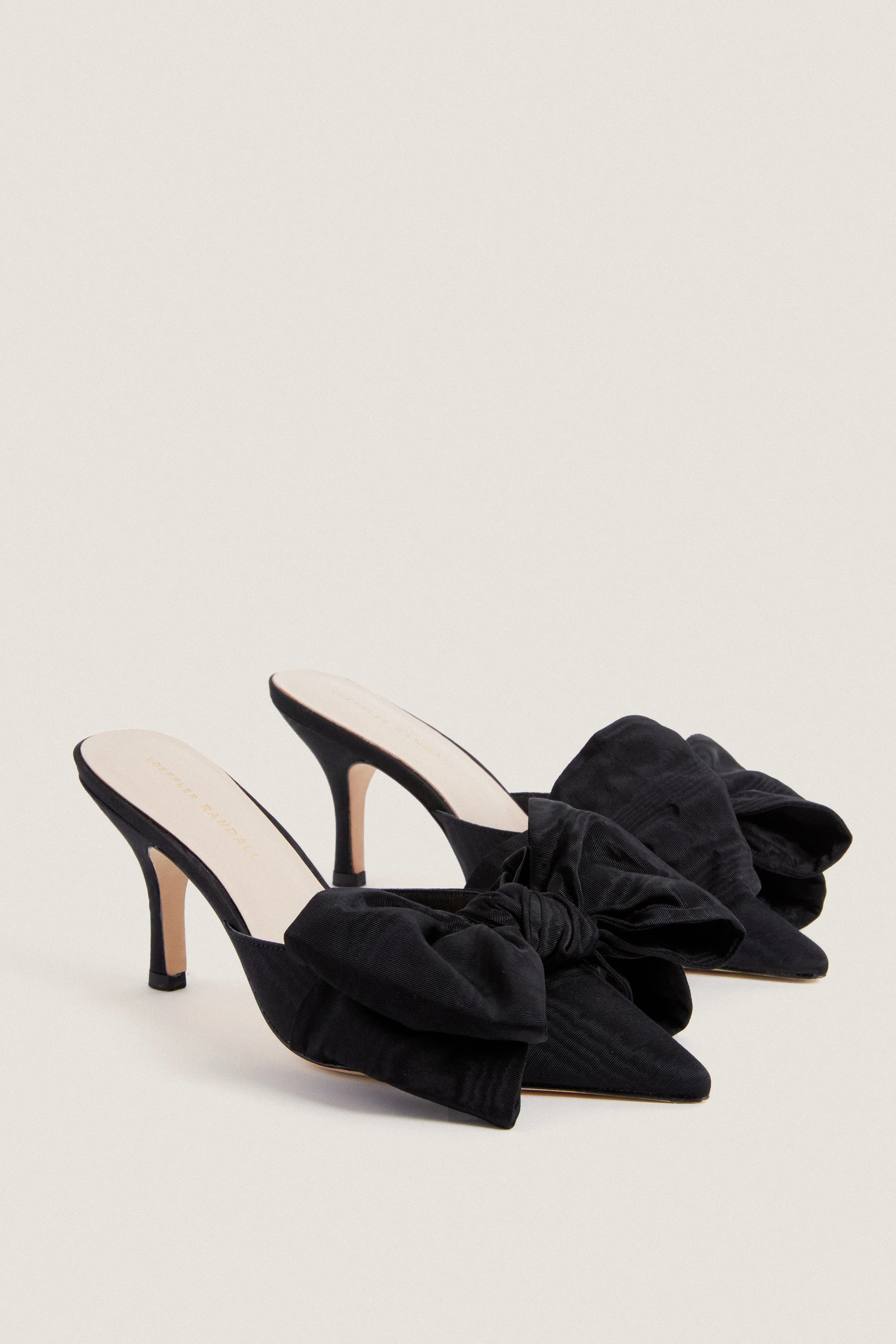 Black Margot Bow Heels - Image 4