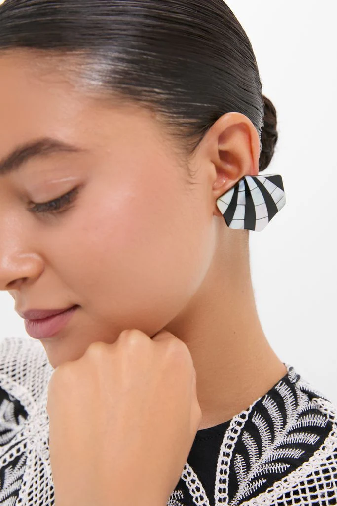 Black Maris Earrings - Image 2