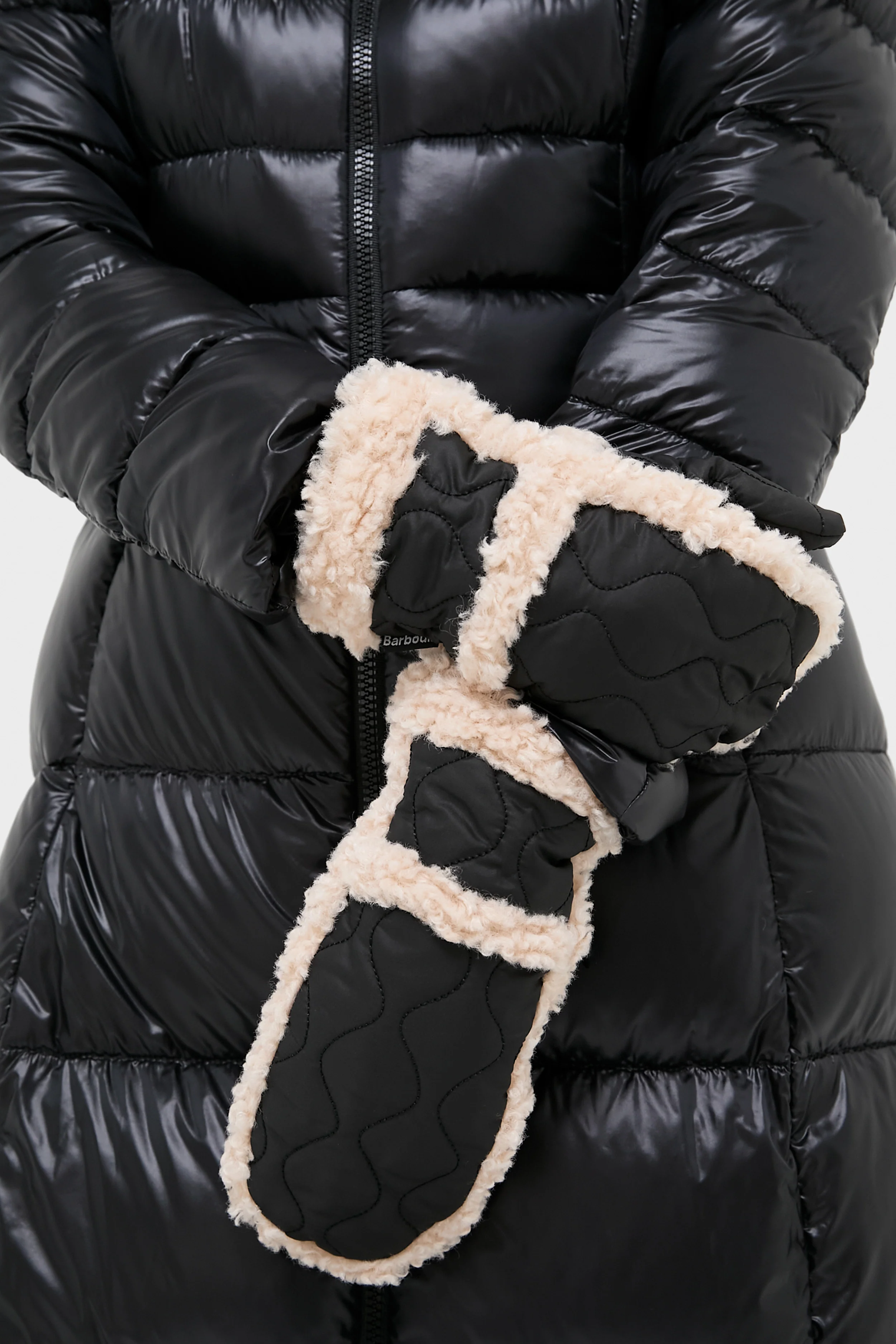 Black Marnie Waterproof Mittens - Image 3
