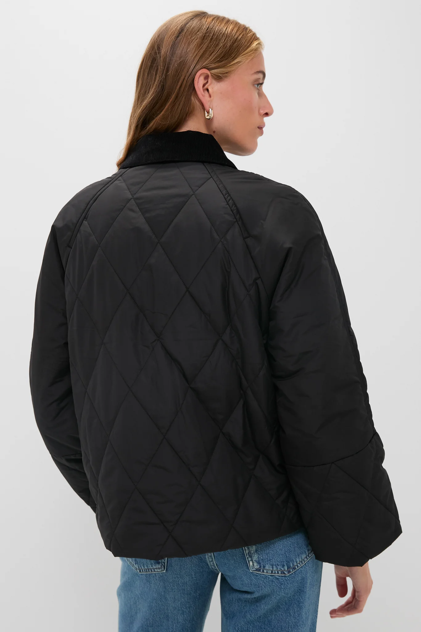 Black Martha Quilted Jacket - Image 4