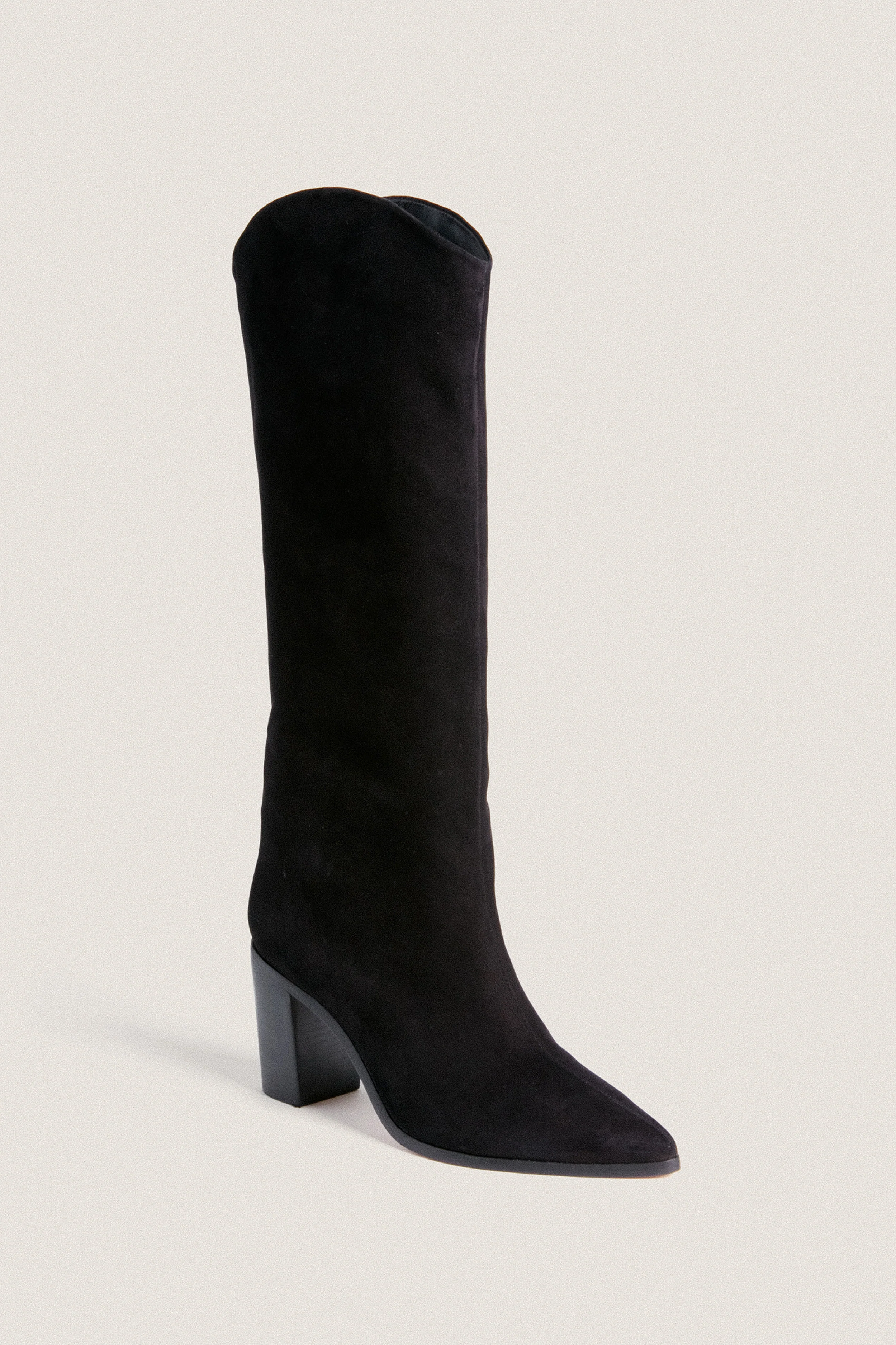 Black Maryana Block Boots