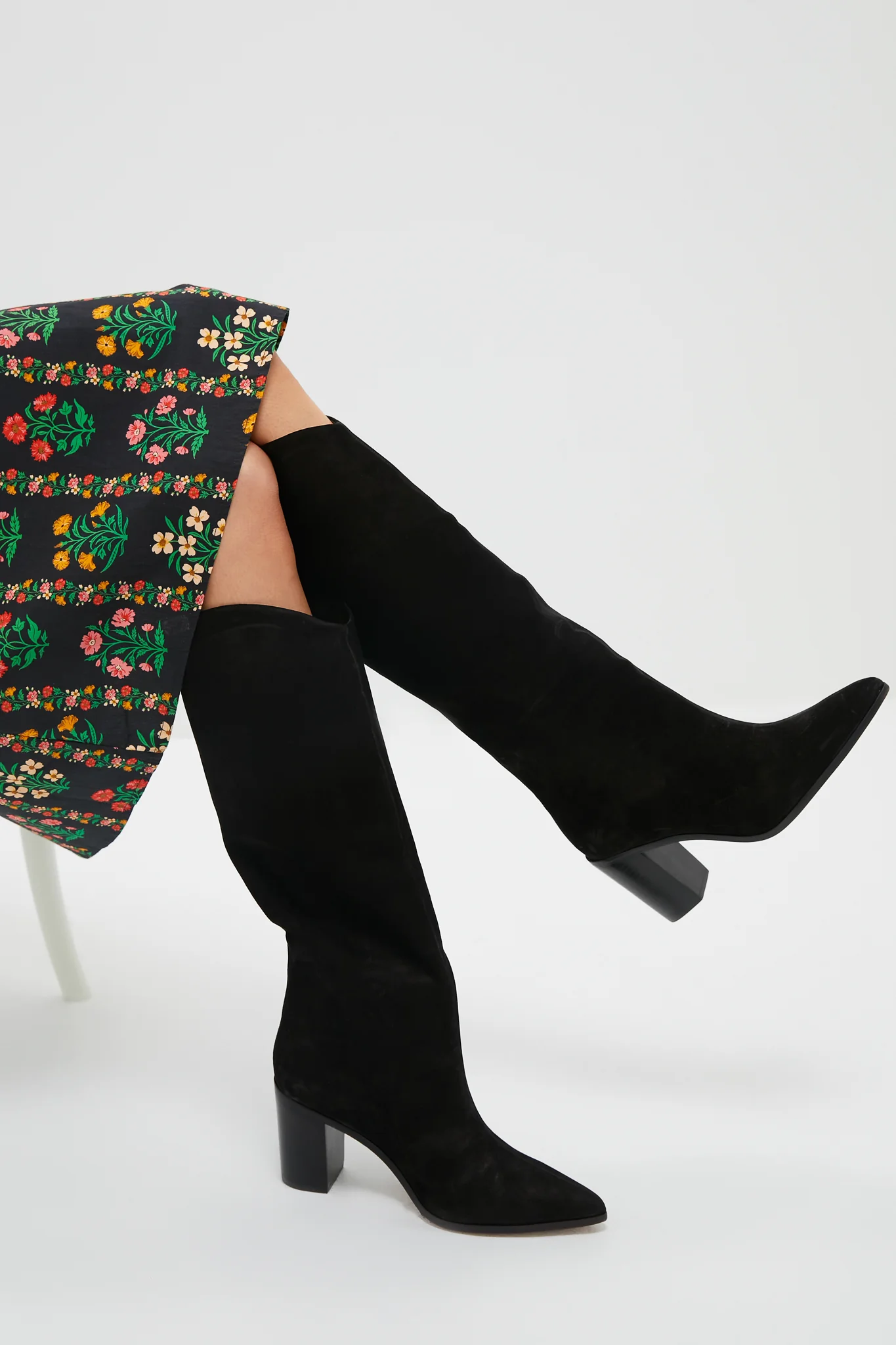 Black Maryana Block Boots - Image 2