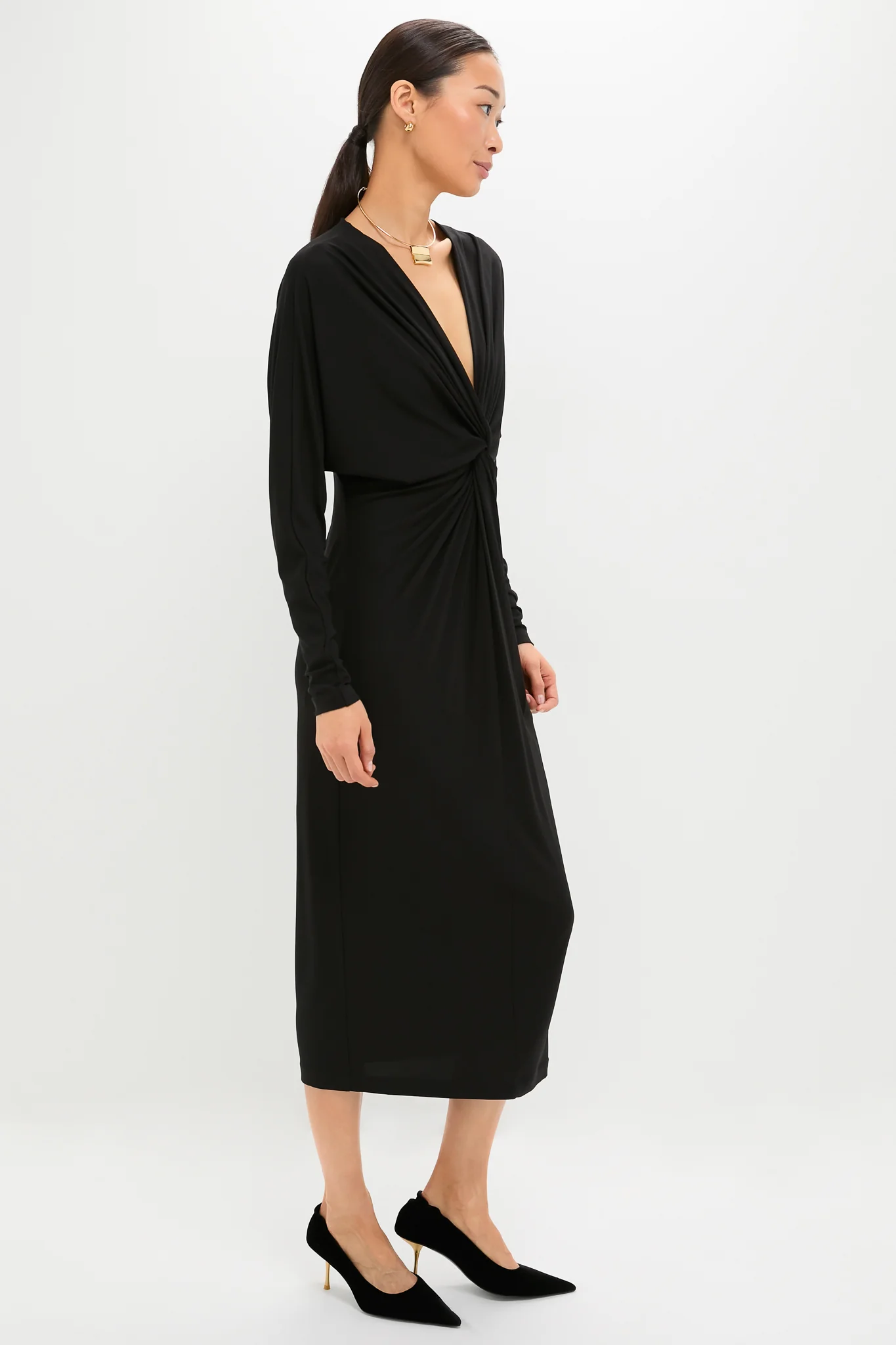 Black Mathilde Dress - Image 3