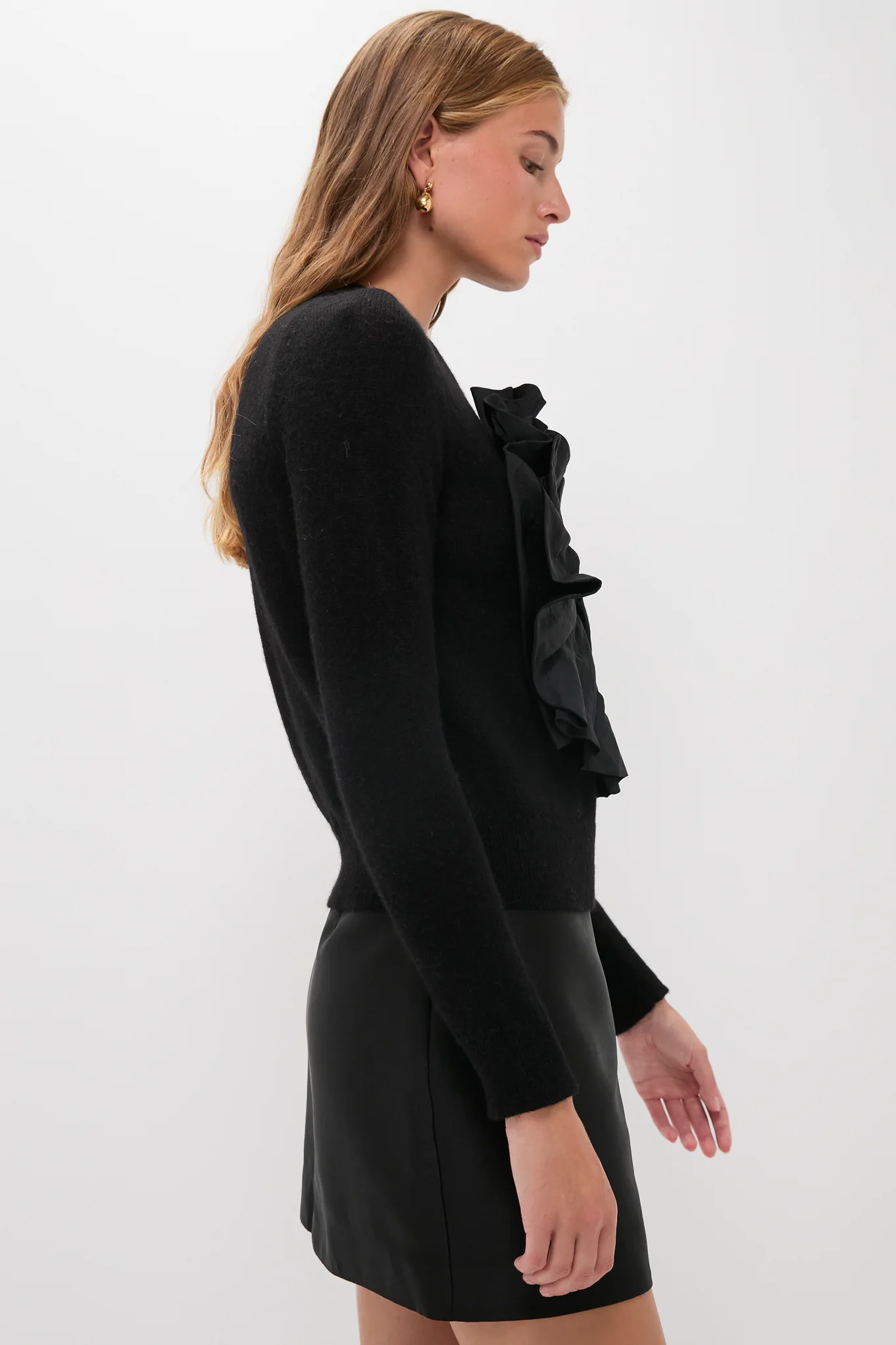 Black Memoria Pura Knitted Embellished Sweater - Image 3