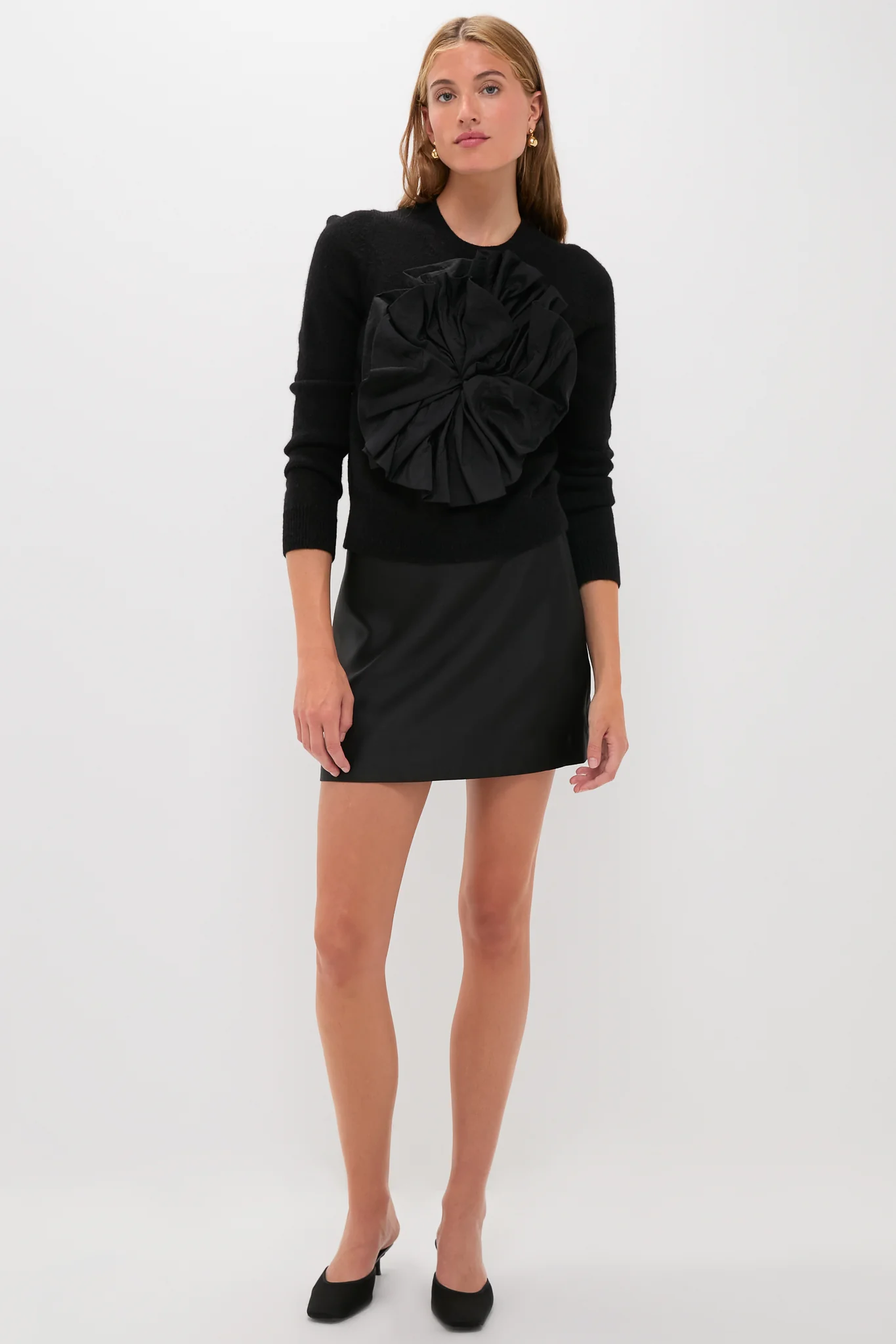 Black Memoria Pura Knitted Embellished Sweater - Image 6