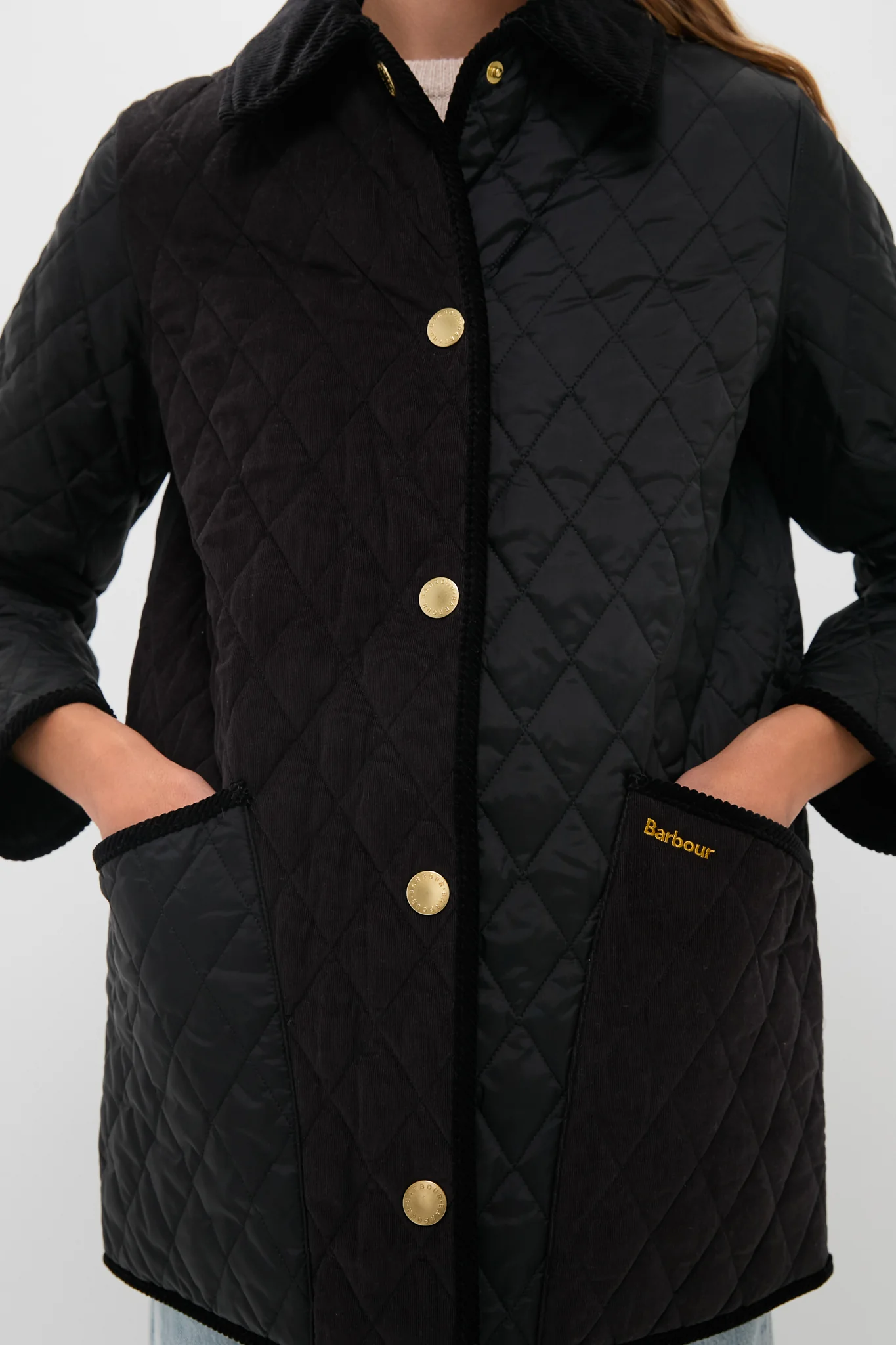 Black Meryl Quilted Jacket - Image 5