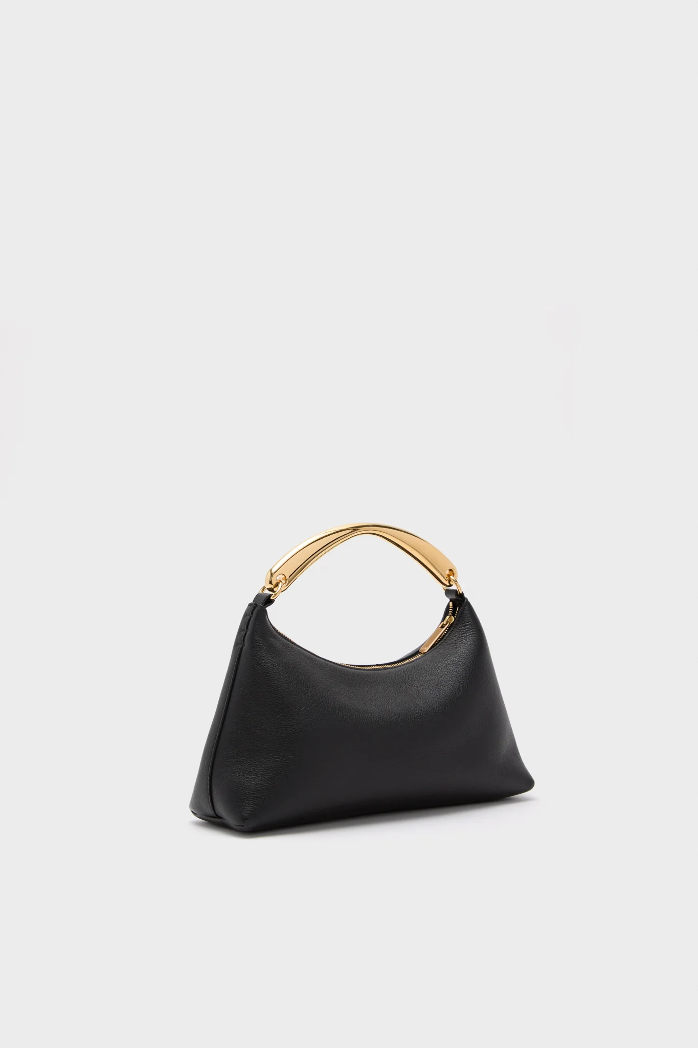 Black Metal Handle Rhea Bag - Image 5