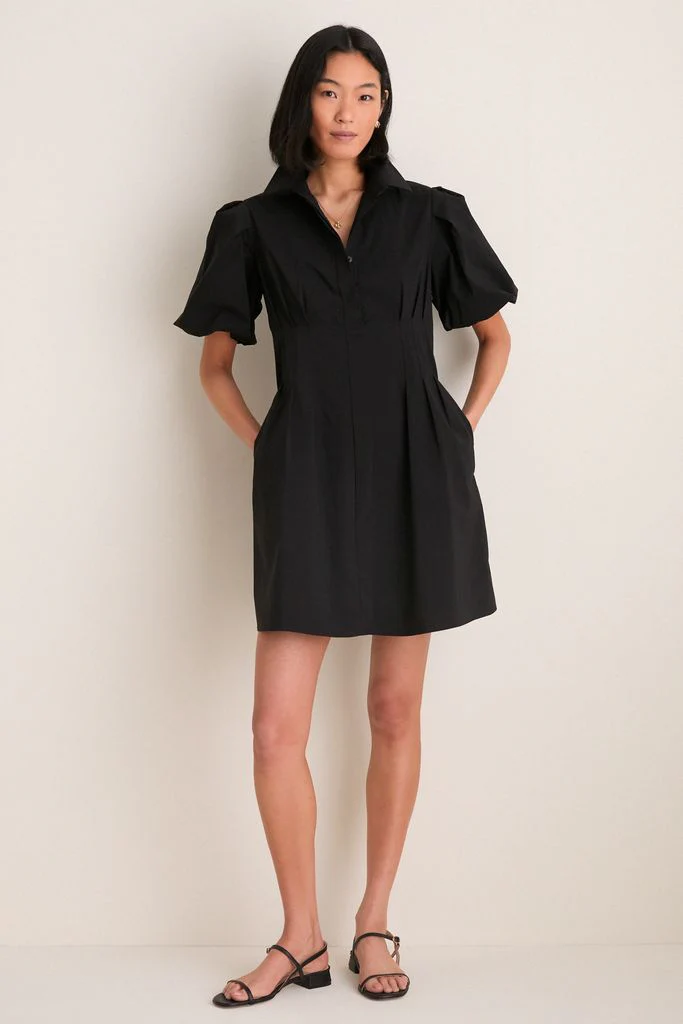 Black Mini Delaney Dress - Image 4