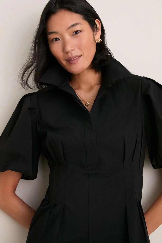 Black Mini Delaney Dress - Image 5