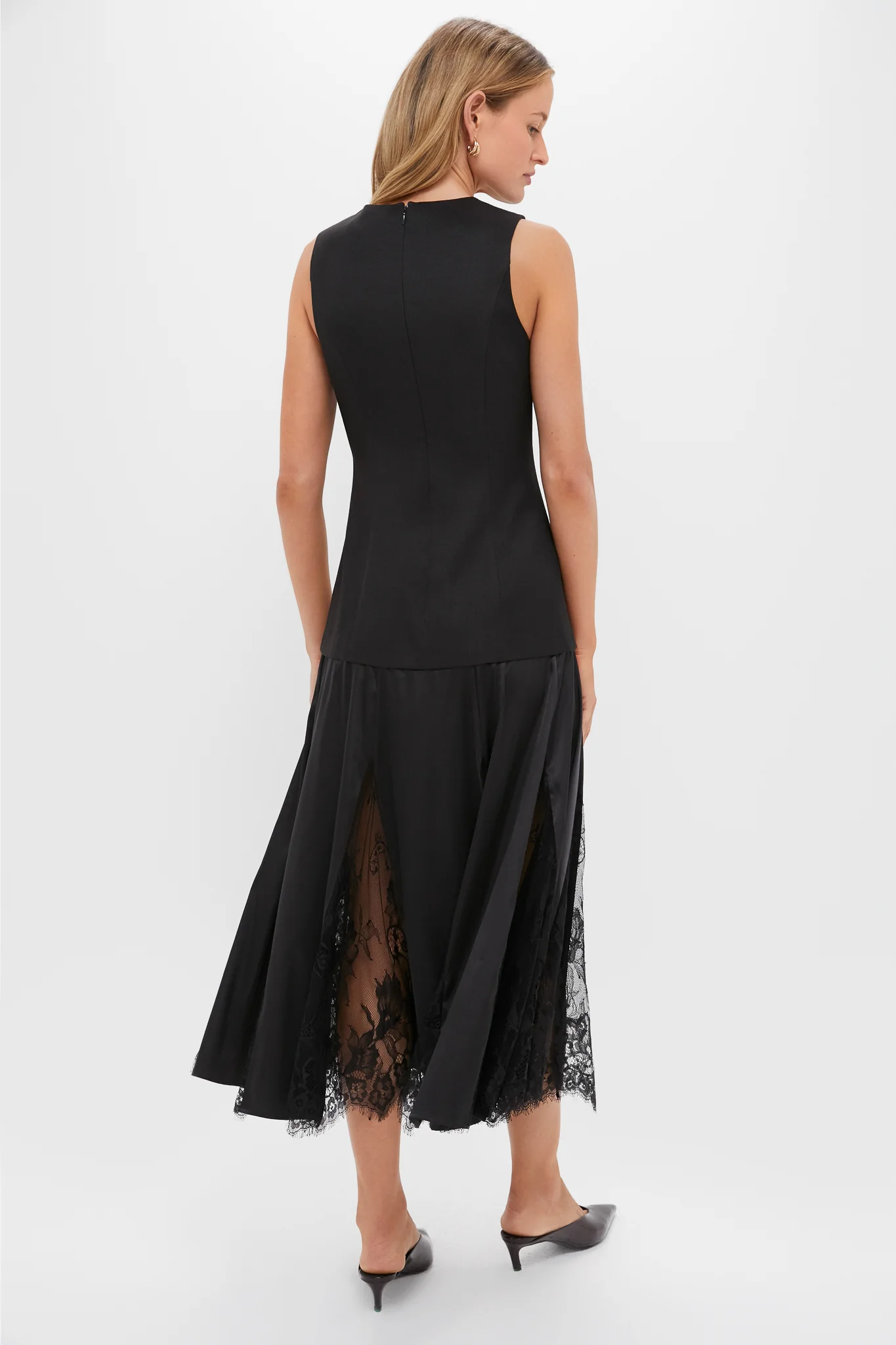 Black Mixed-Media Coco Maxi Dress - Image 5