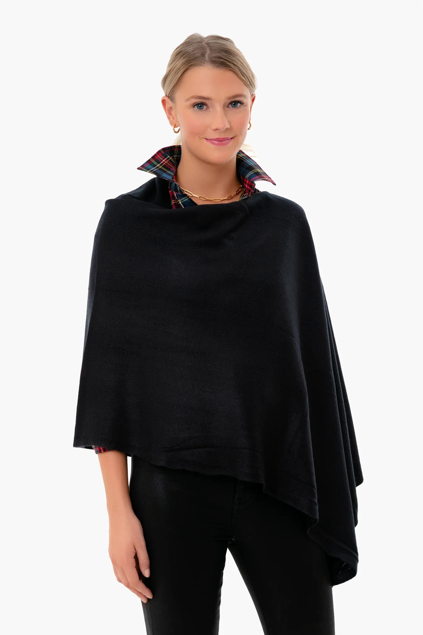 Black Monterey Poncho - Image 2