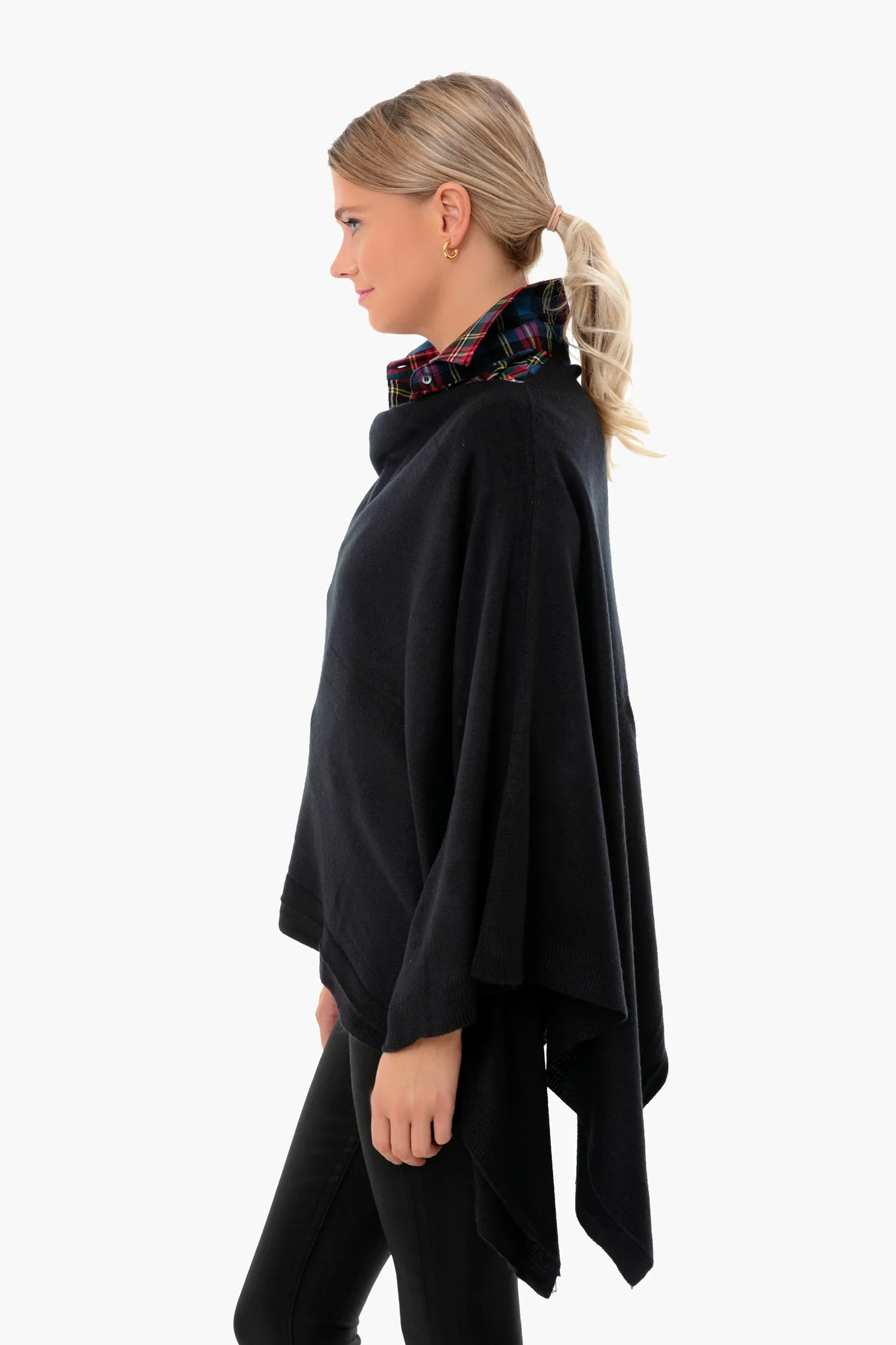 Black Monterey Poncho - Image 3