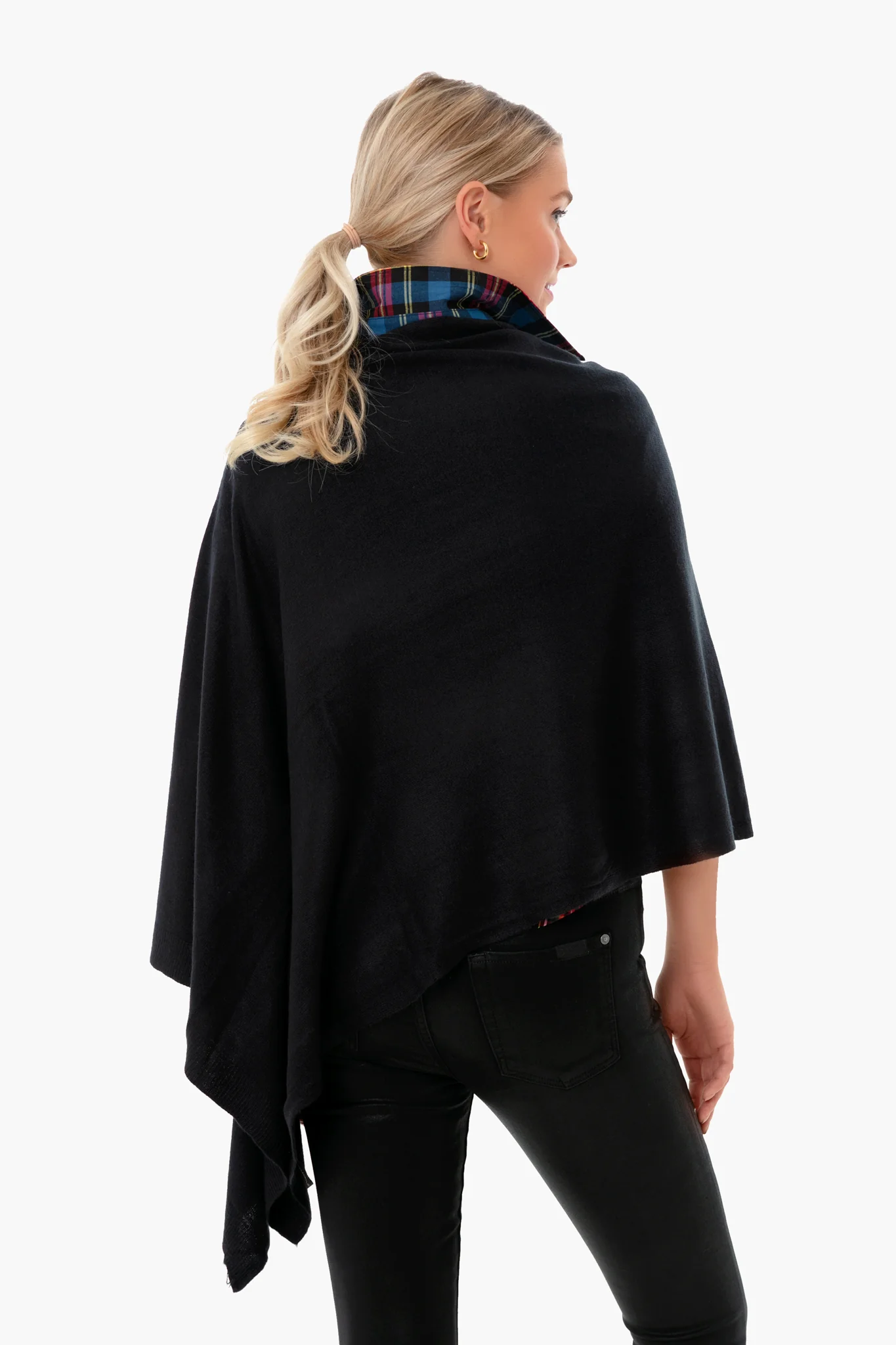 Black Monterey Poncho - Image 4