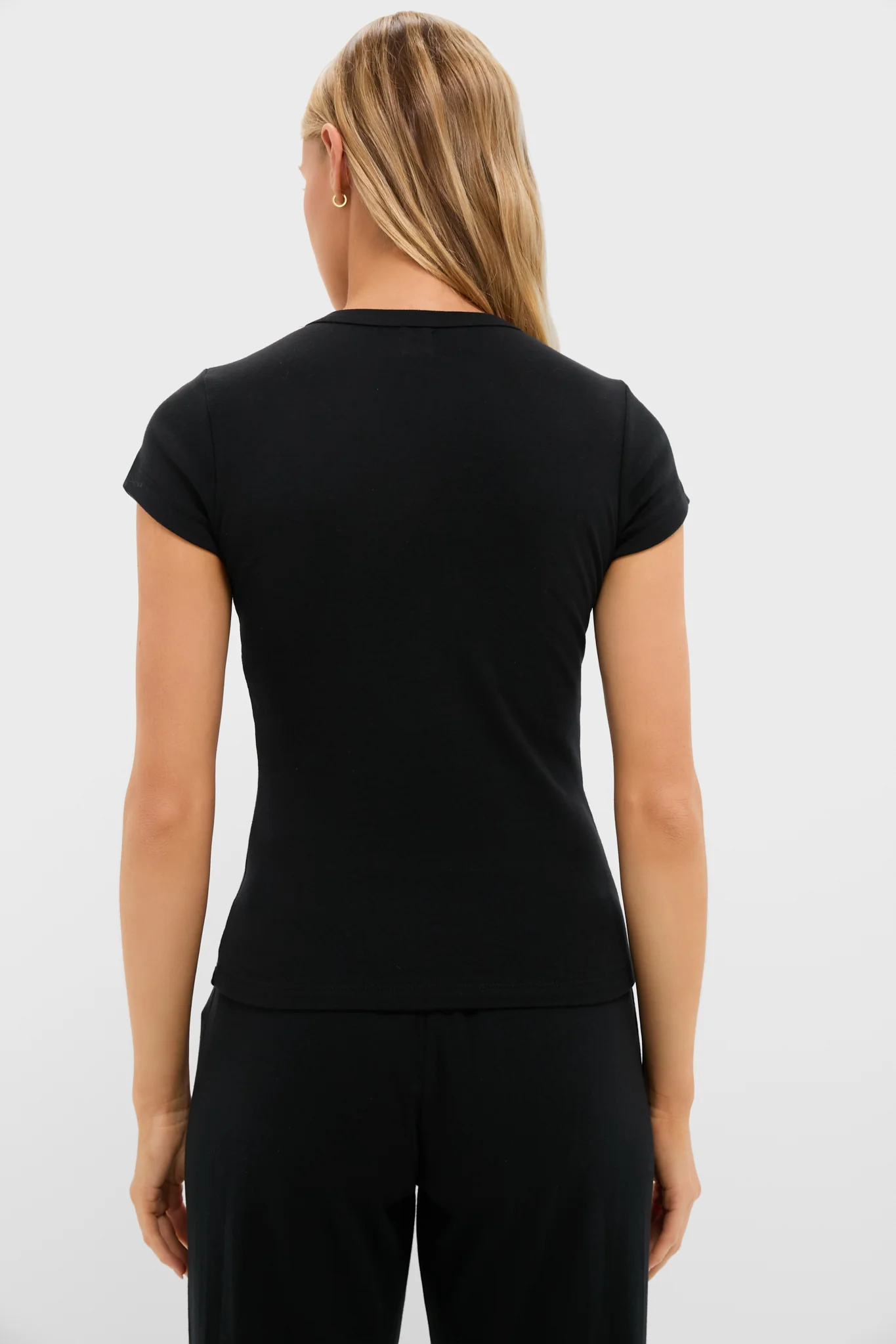 Black Nando Slim Fit Tee - Image 4