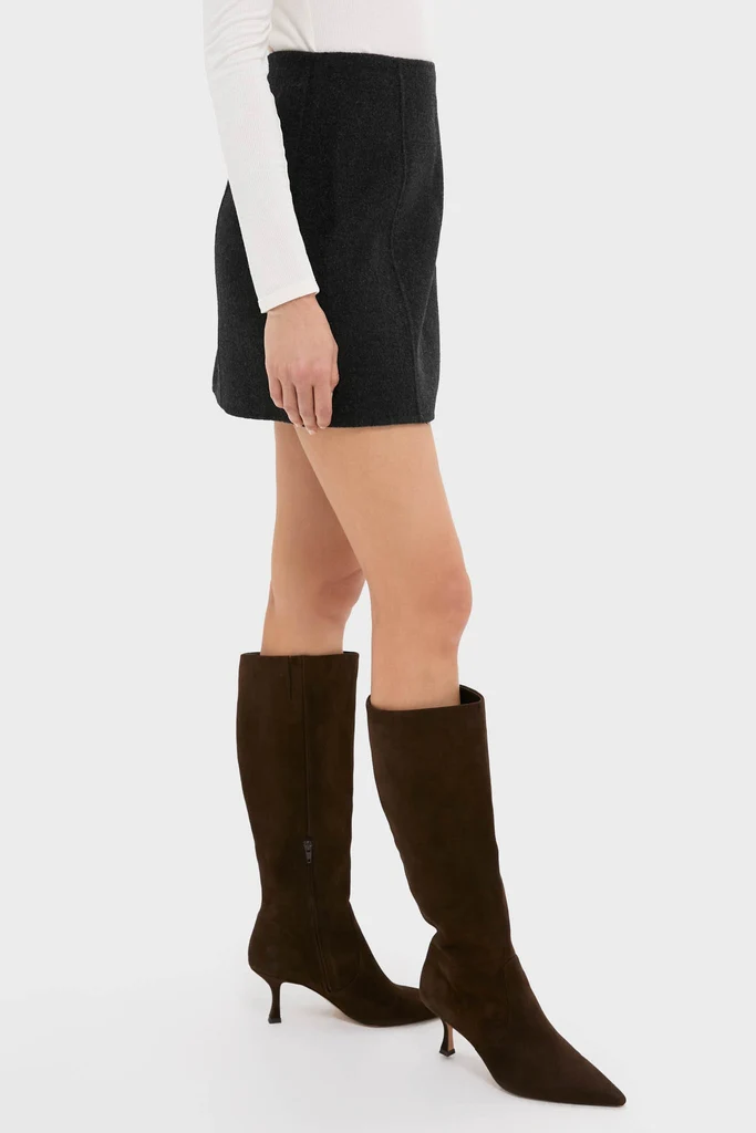 Black Naomi Mini Skirt - Image 3