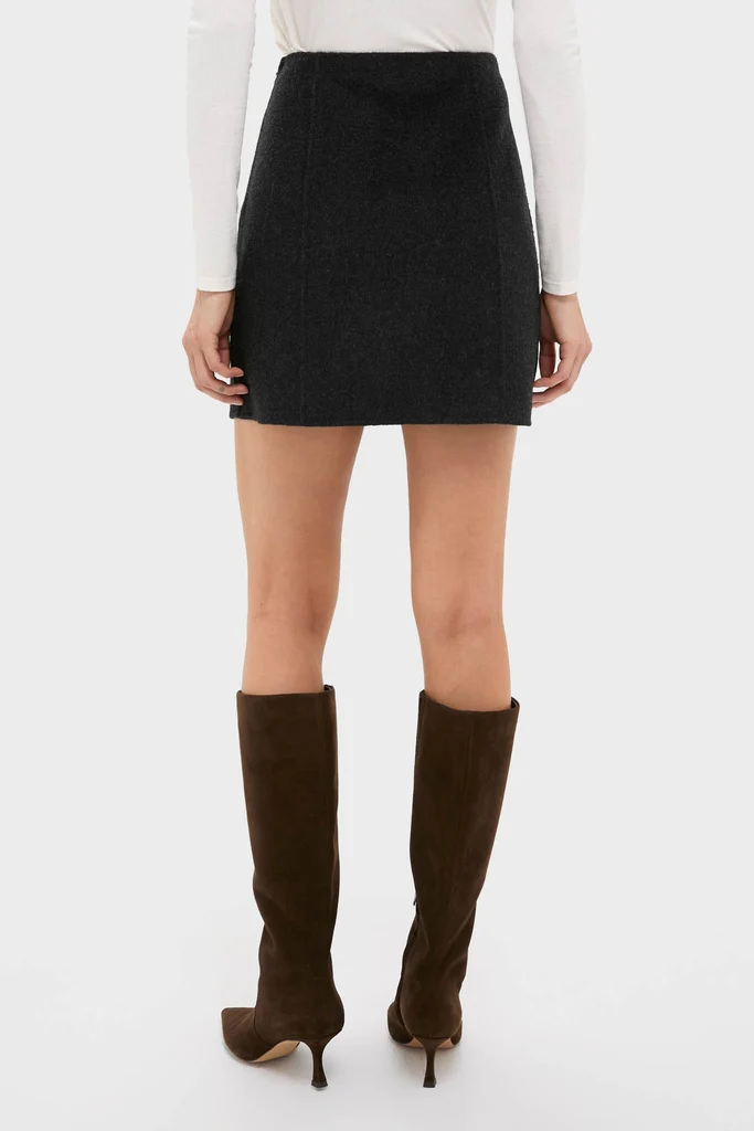 Black Naomi Mini Skirt - Image 4