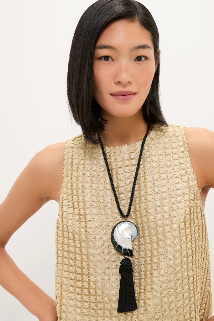 Black Nautilus Necklace - Image 2