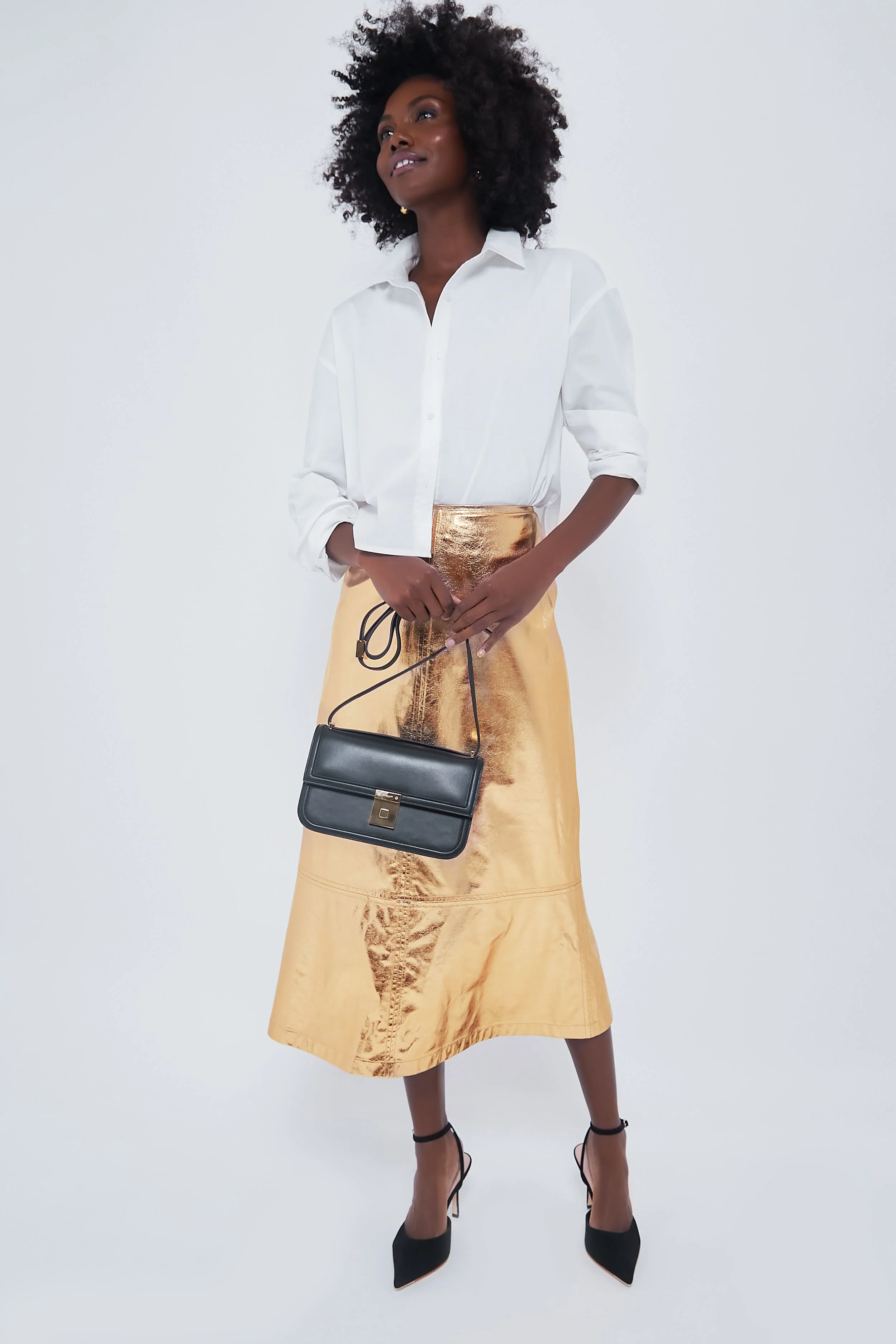 Black Paris Shoulder Bag - Image 2