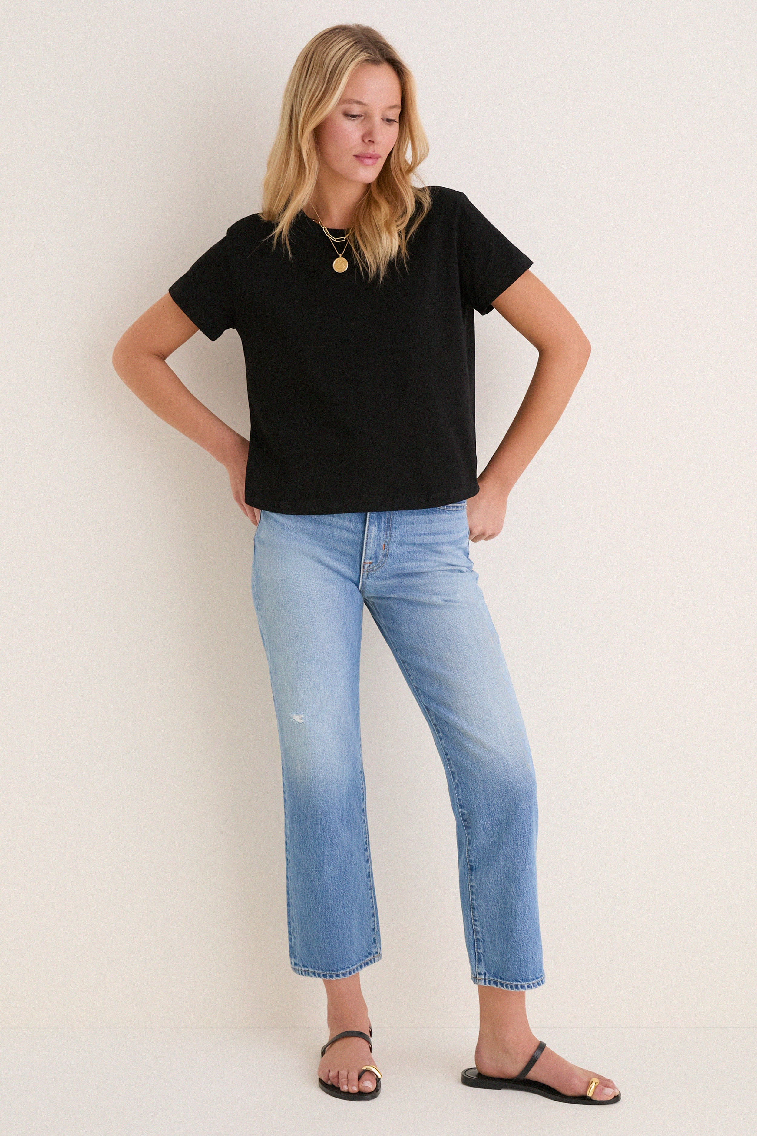 Black Parker Classic Tee - Image 6