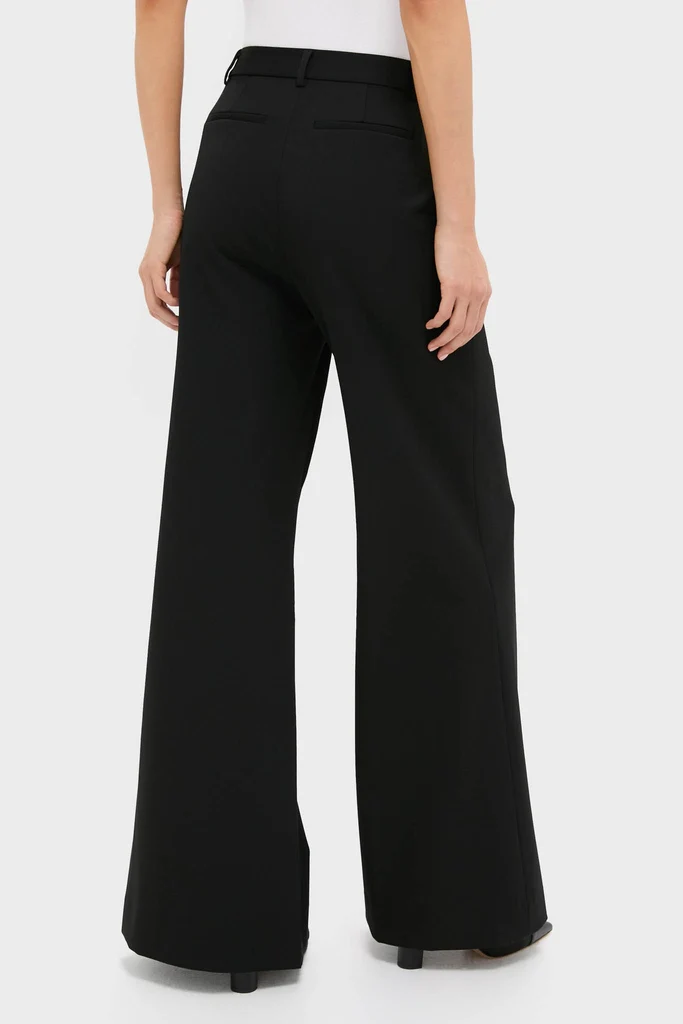 Black Pillar Wide Leg Pant - Image 4