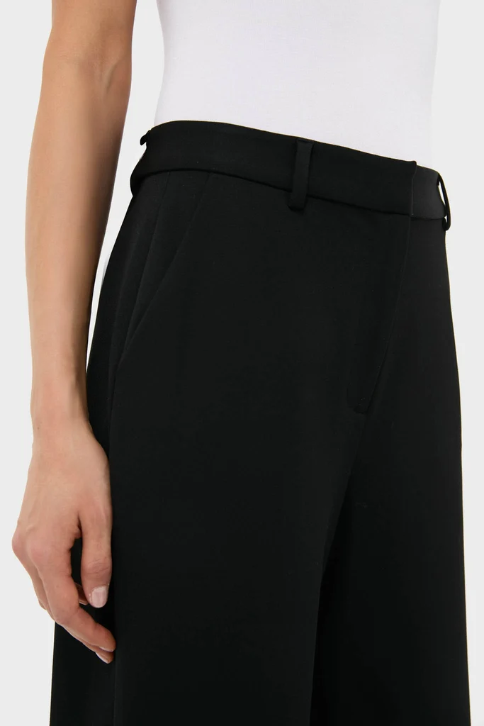 Black Pillar Wide Leg Pant - Image 5