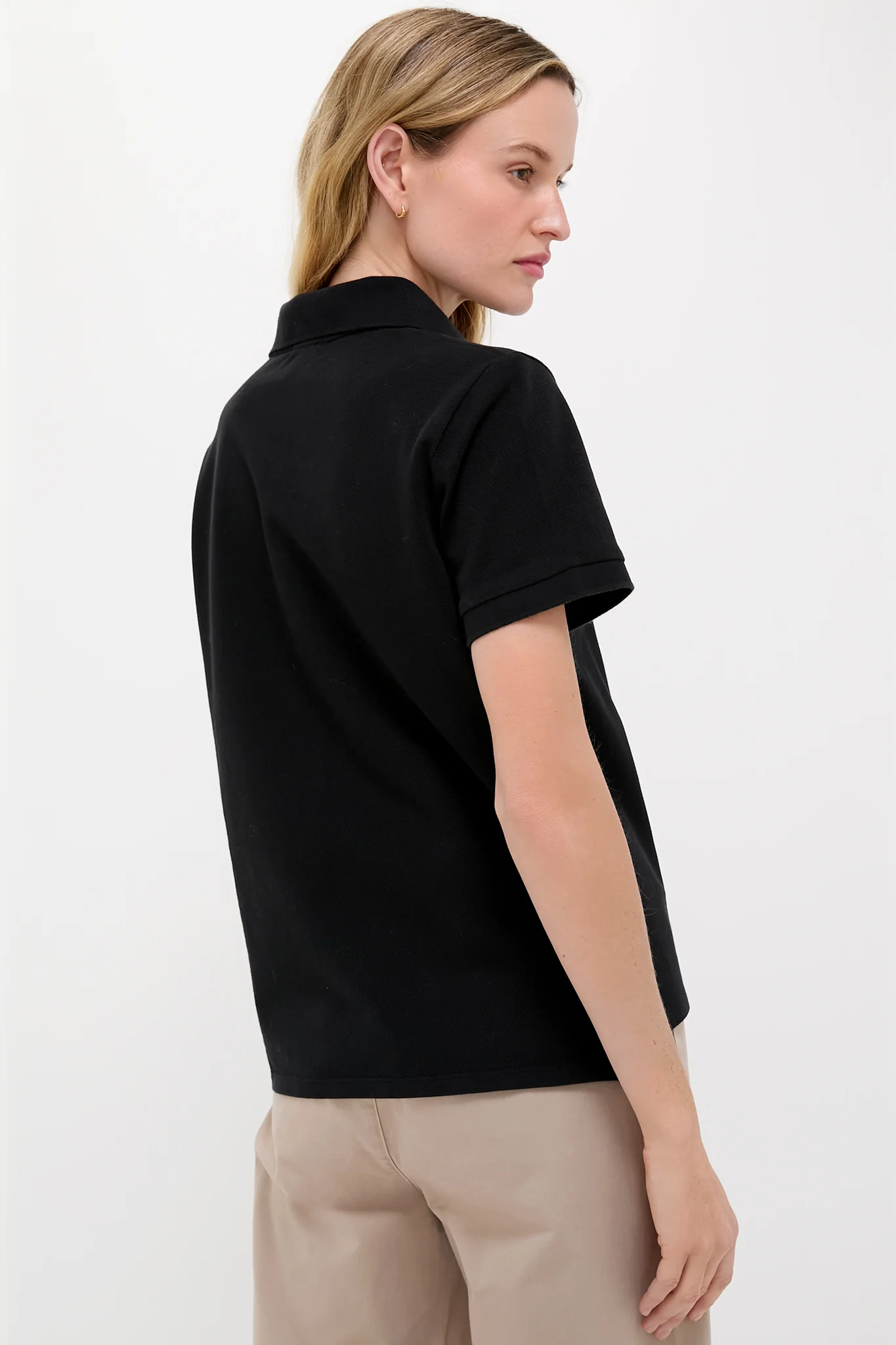 Black Pique Pique Murray Classic Polo - Image 5