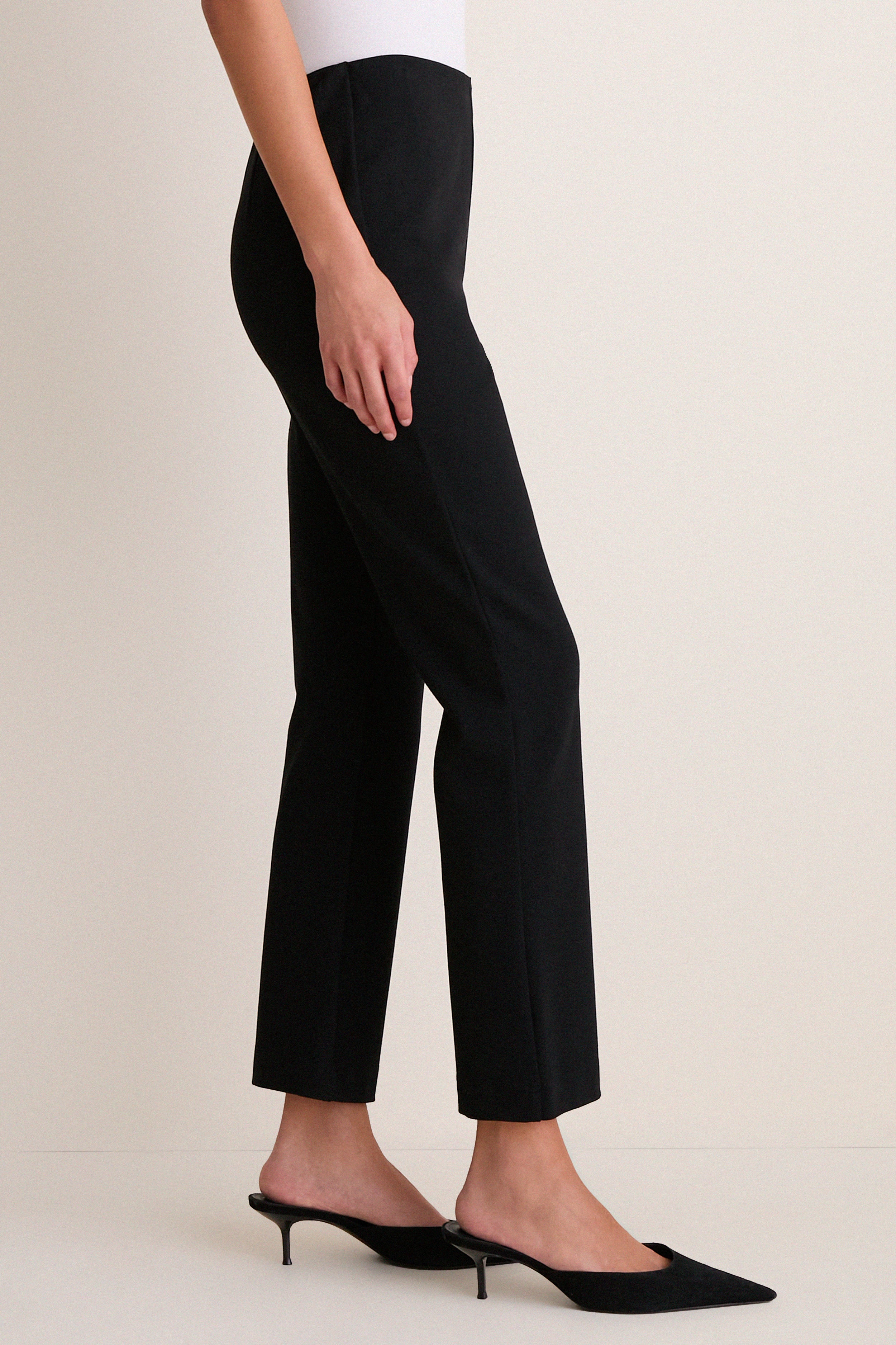Black Ponte Ashford Pants - Image 3