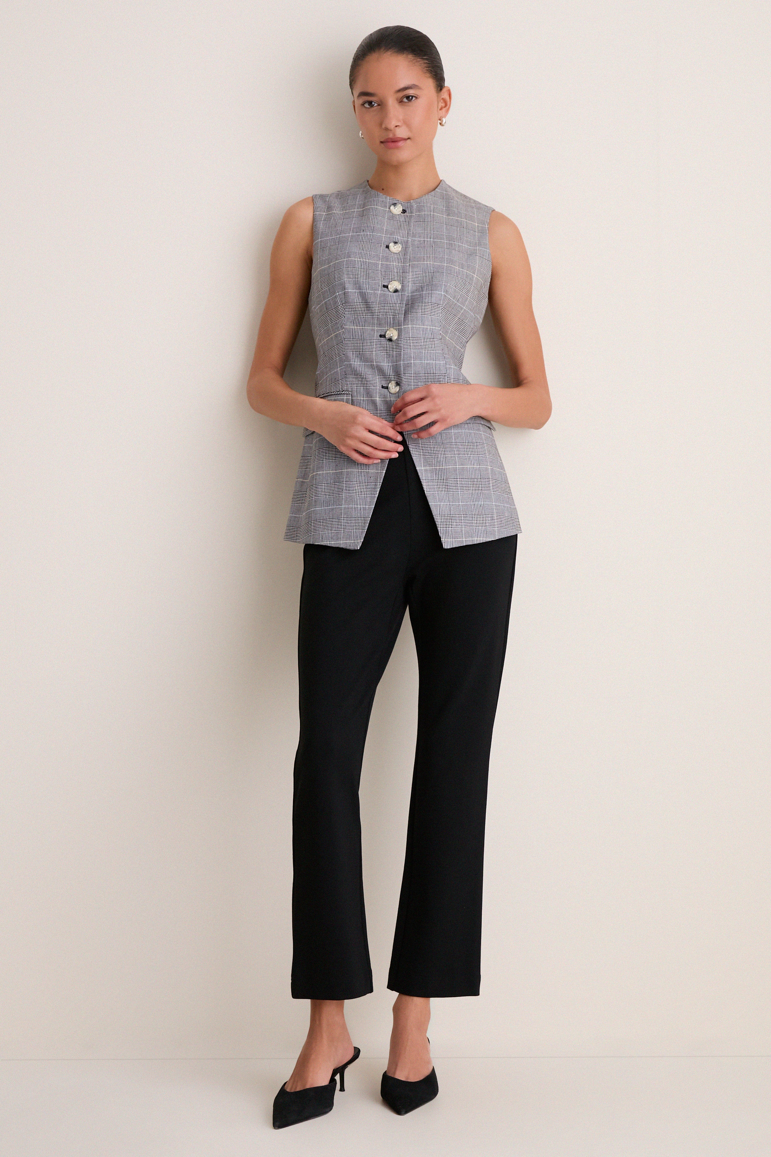 Black Ponte Ashford Pants - Image 6