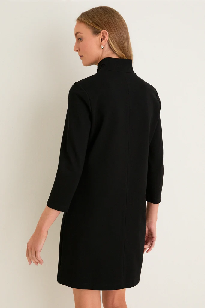Black Ponte Clifton Dress - Image 4
