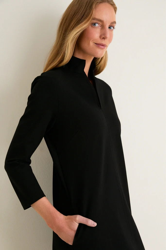 Black Ponte Clifton Dress - Image 5