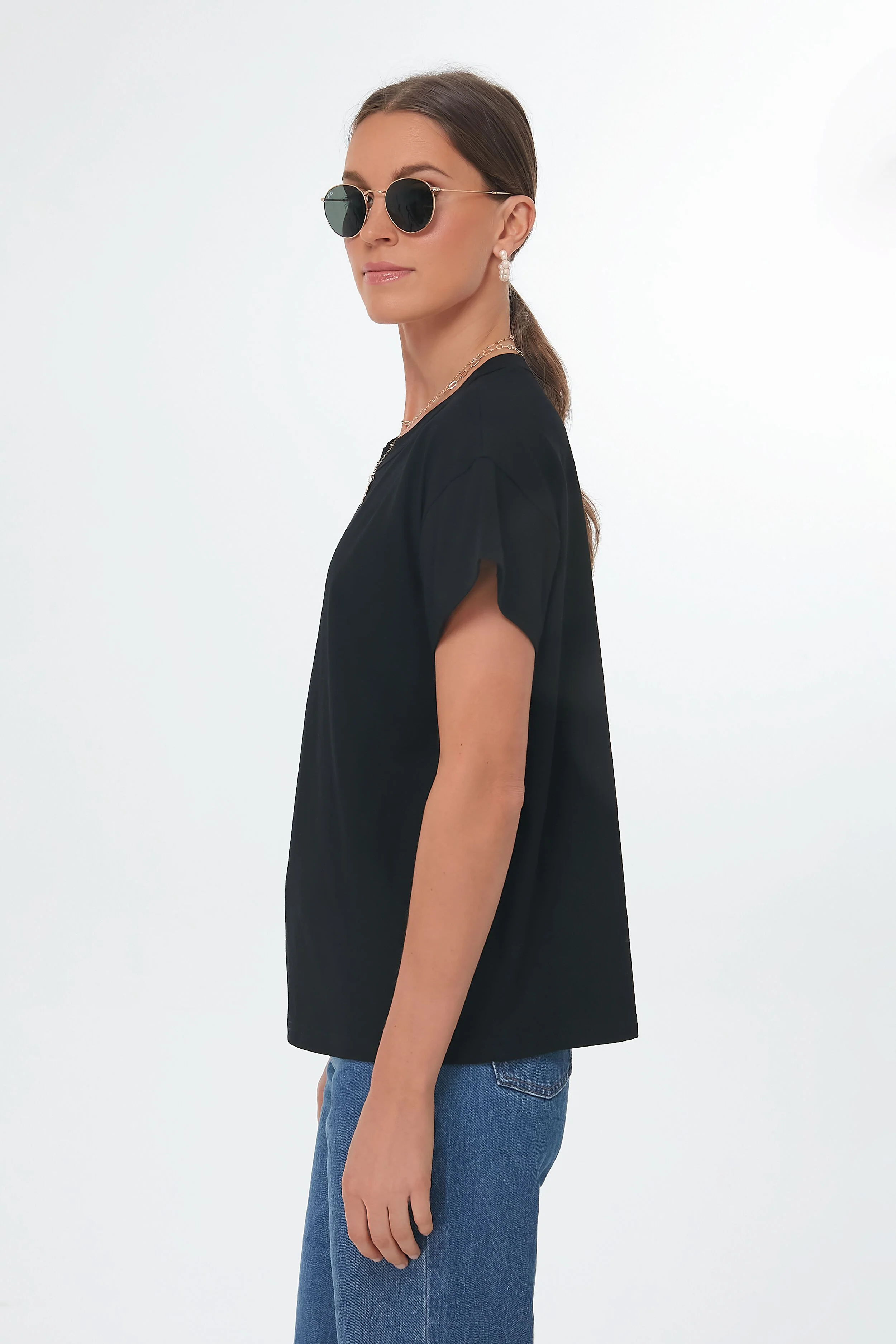 Black Presley Boyfriend Tee - Image 3