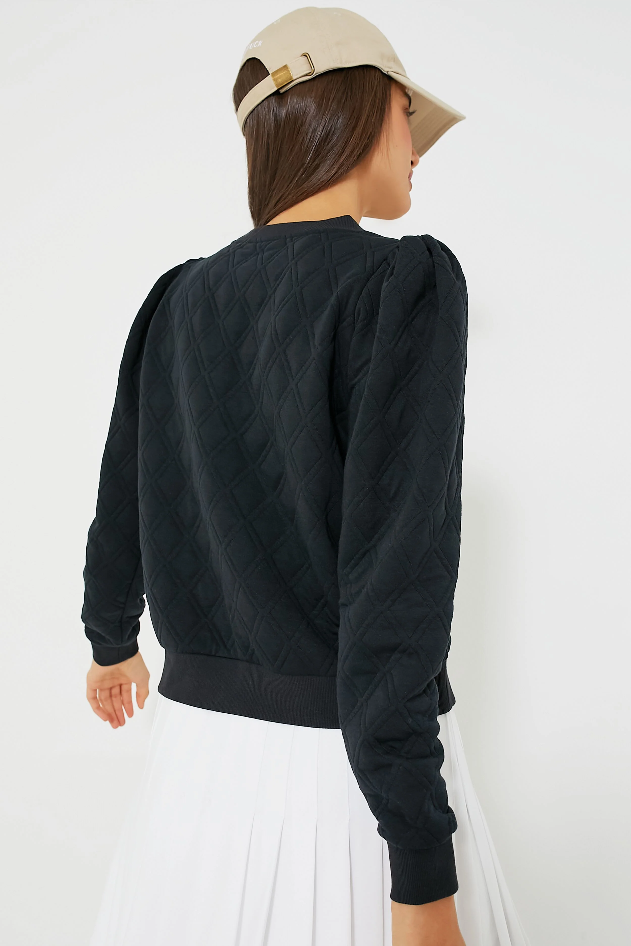 Black Puff Sleeve Campbell Pullover - Image 5