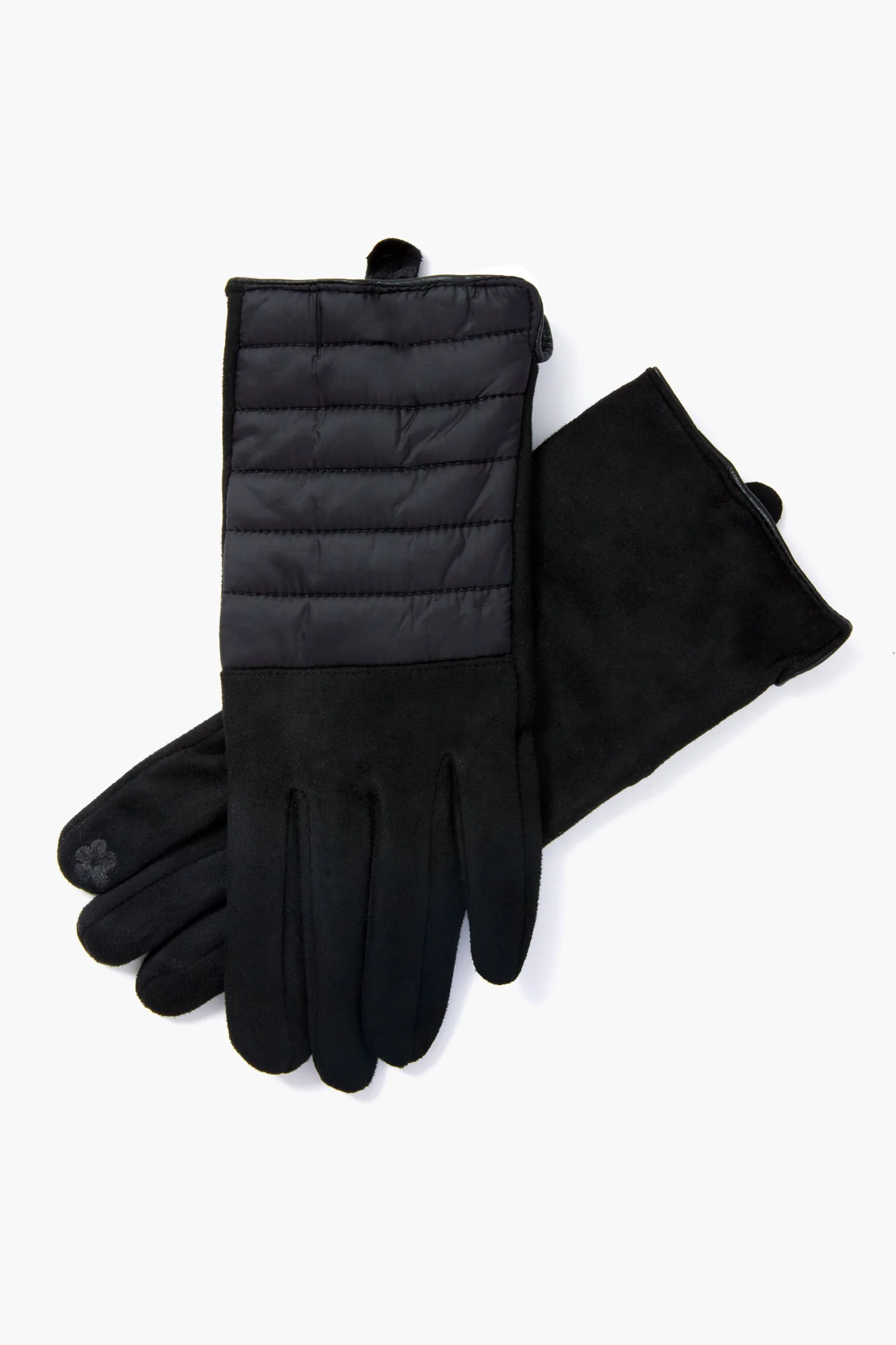 Black Puffer Gloves - Image 2