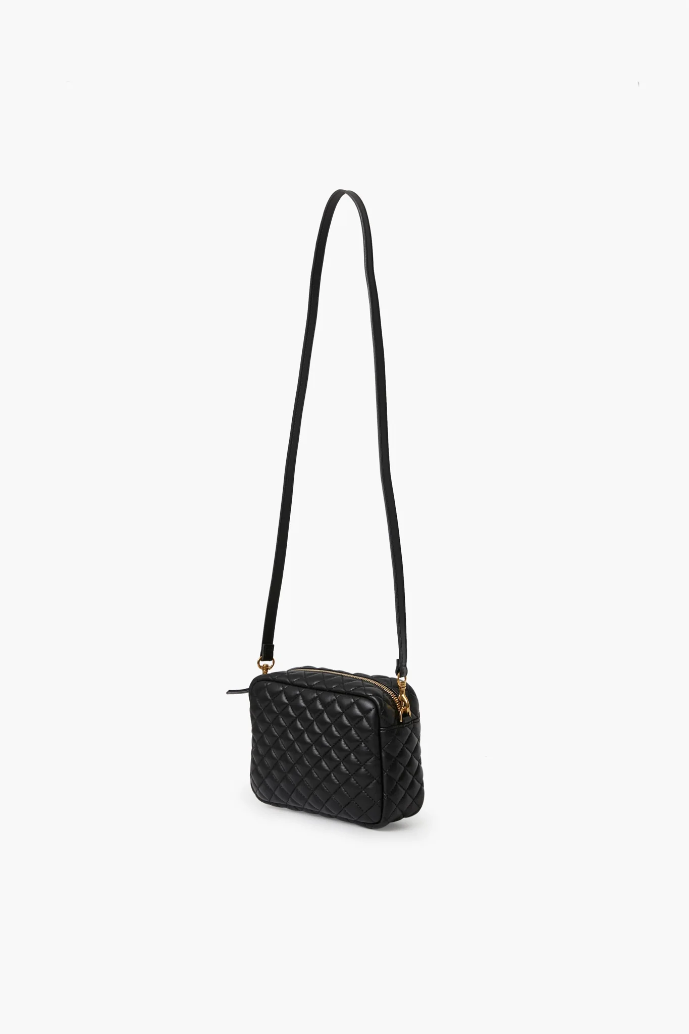 Black Quilted Midi Sac - Image 4