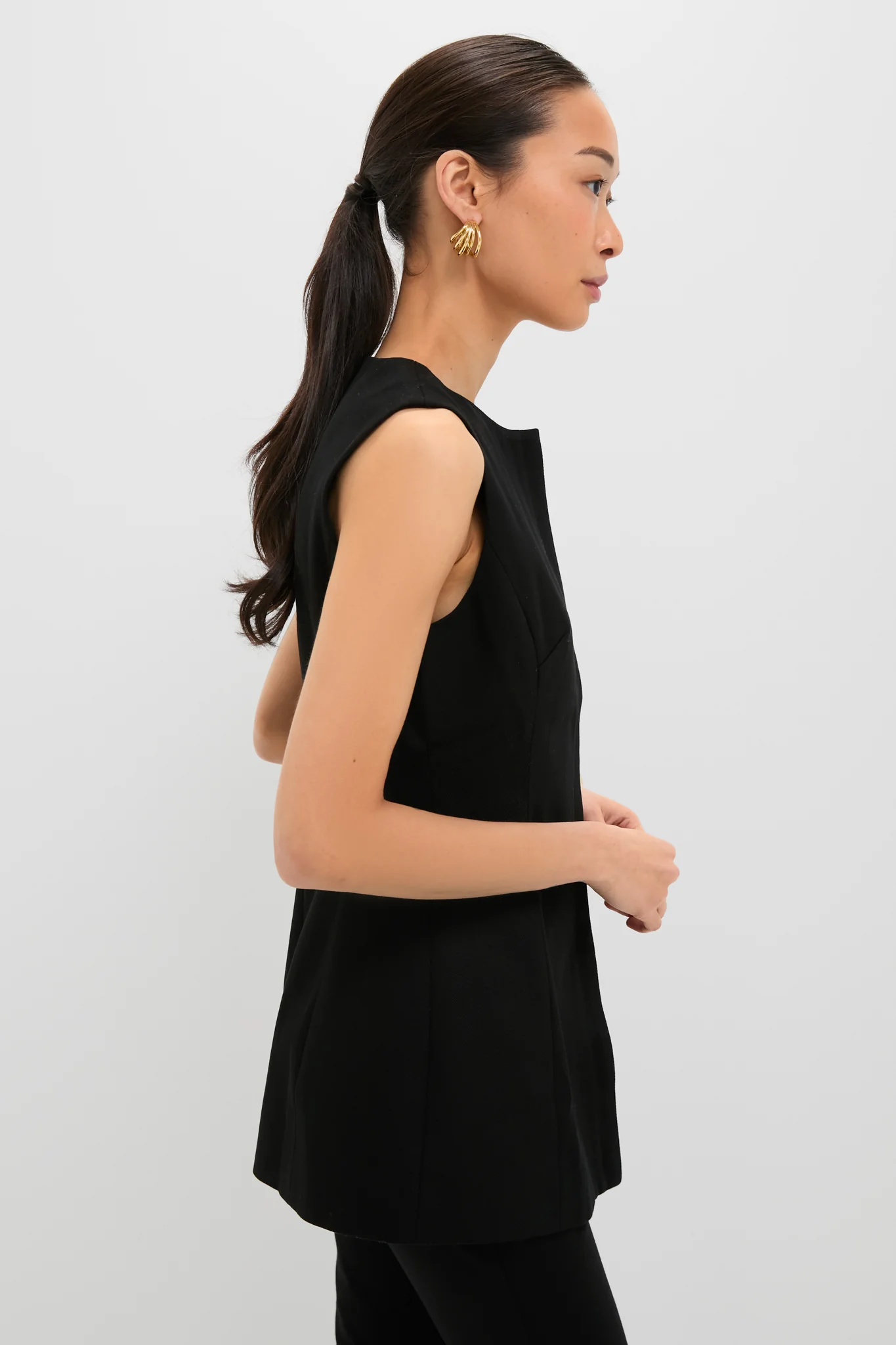 Black Rhoda Tunic Top - Image 3