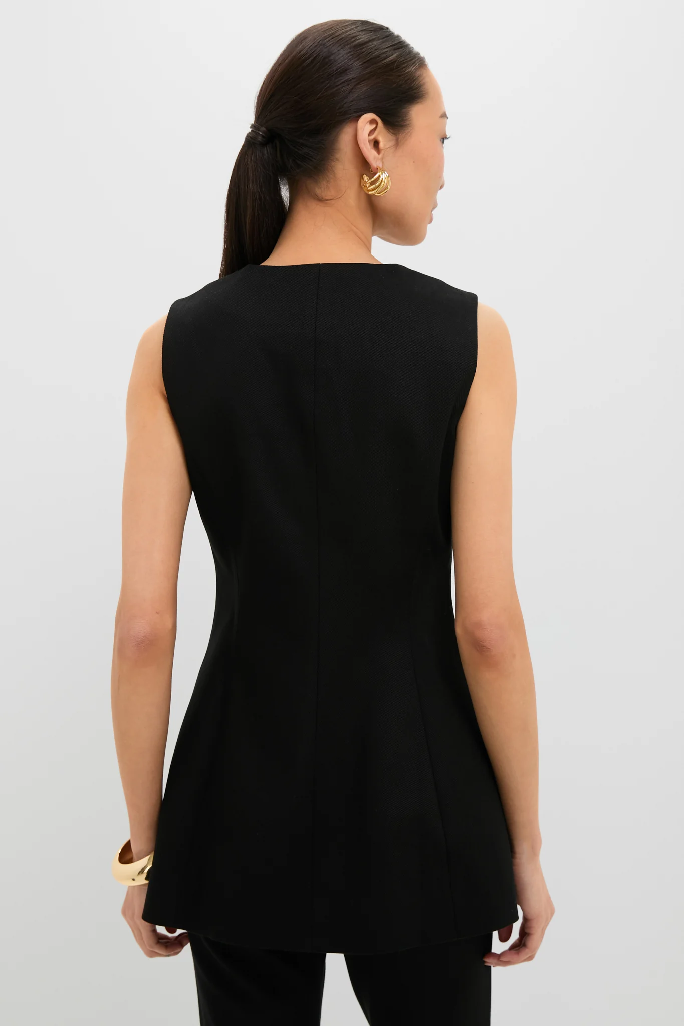 Black Rhoda Tunic Top - Image 4