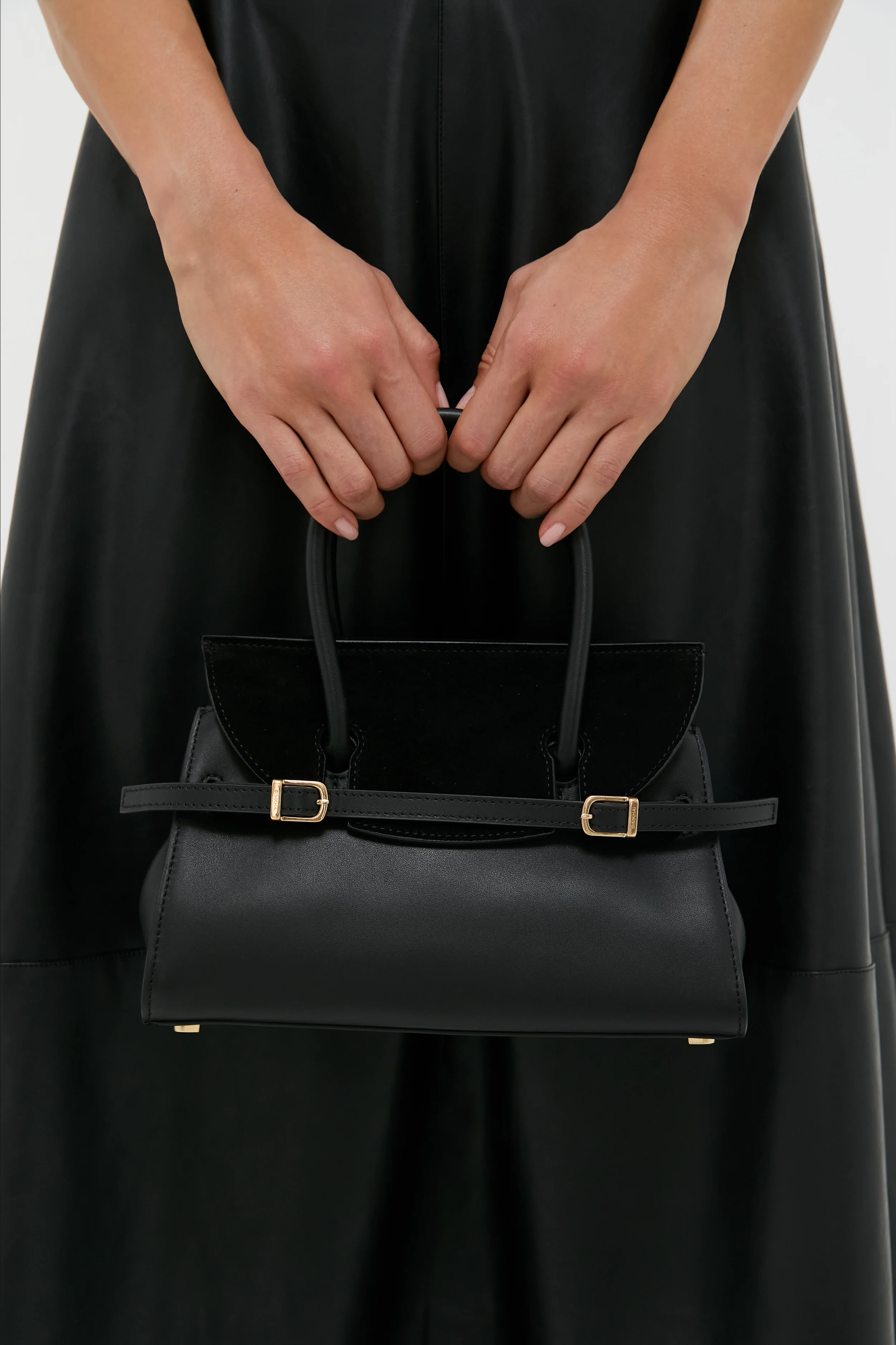 Black River Small Suede Top Handle Bag - Image 4