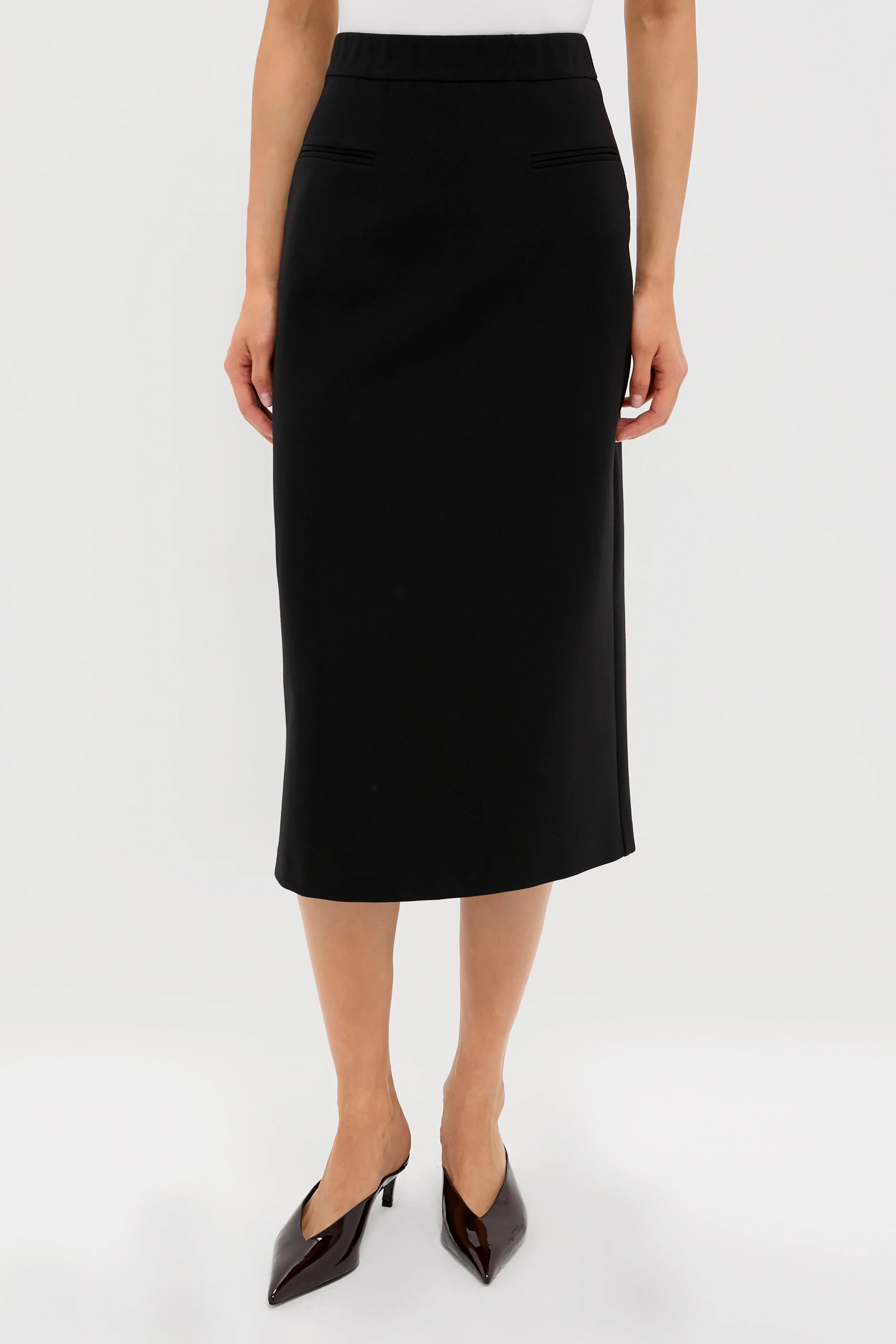 Black Rosewell Midi Skirt - Image 2
