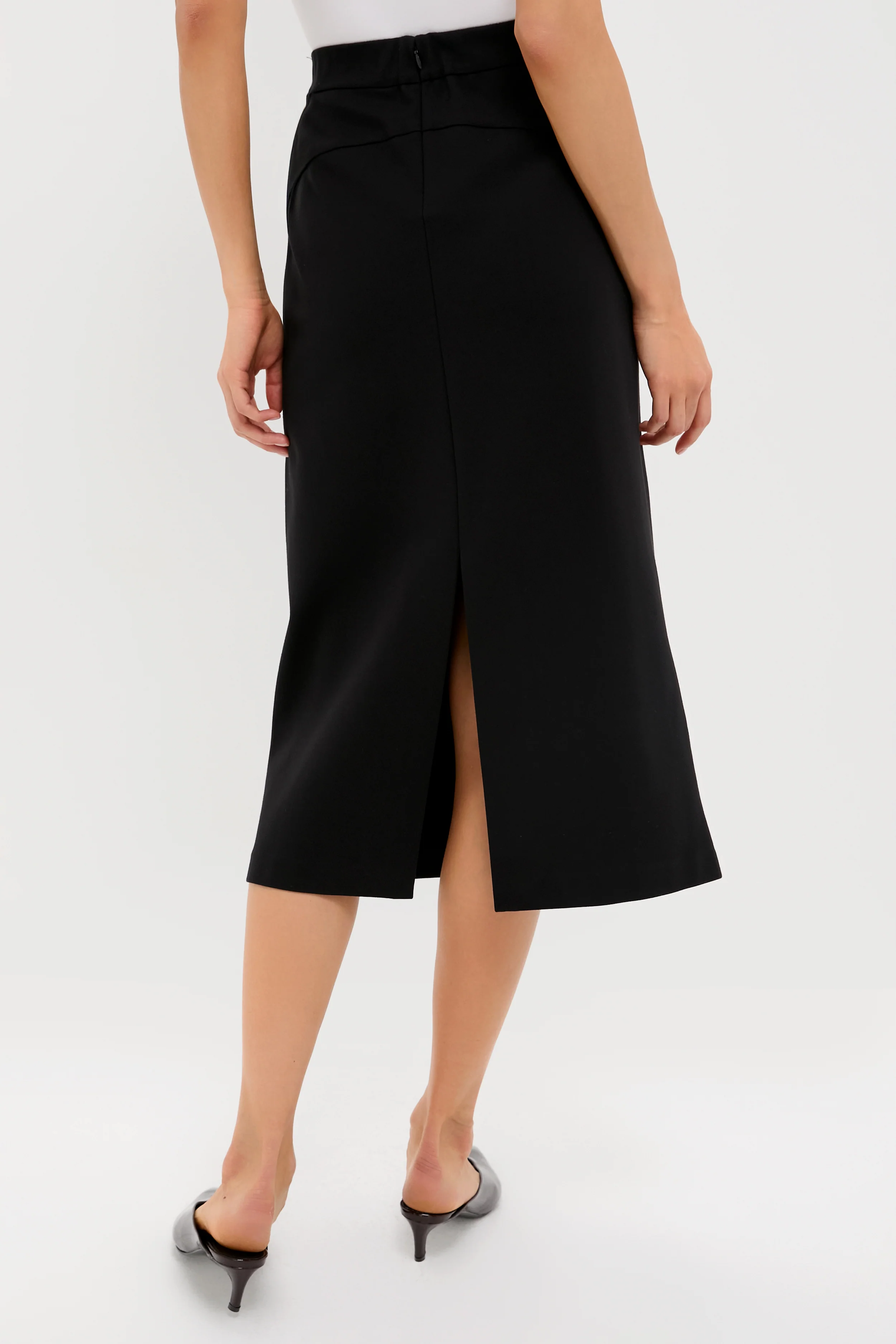 Black Rosewell Midi Skirt - Image 4