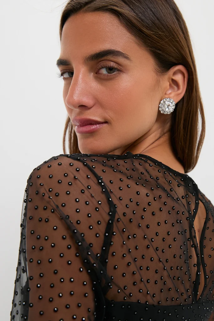 Black Saoirse Mini Dress - Image 5