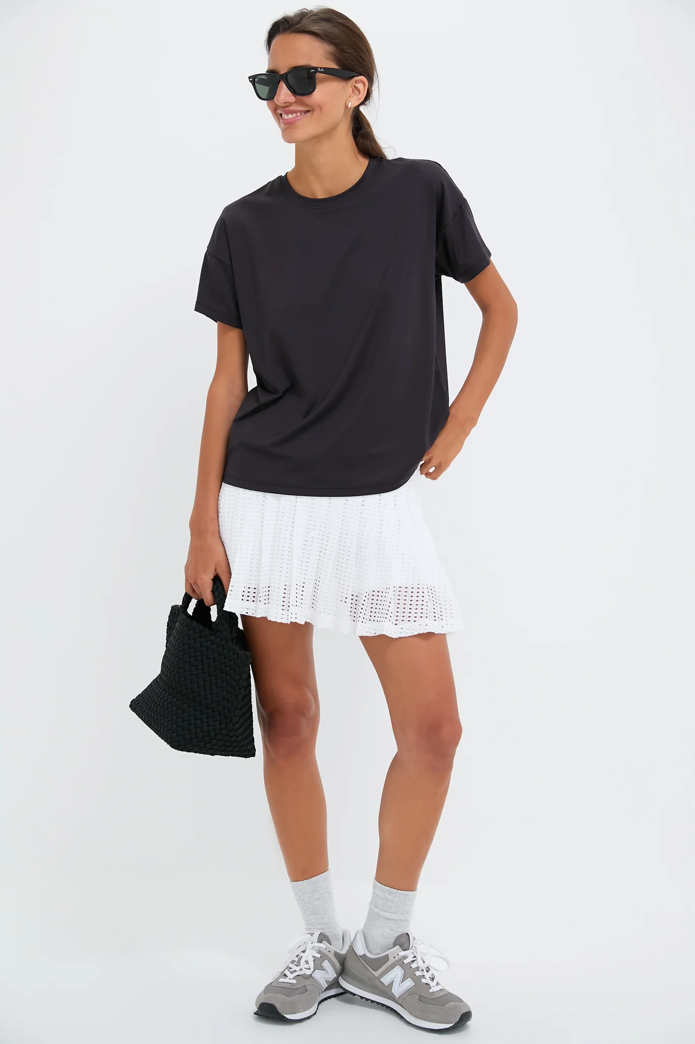 Black Short Sleeve Performance Jersey Ryan Boyfriend Tee - Image 2