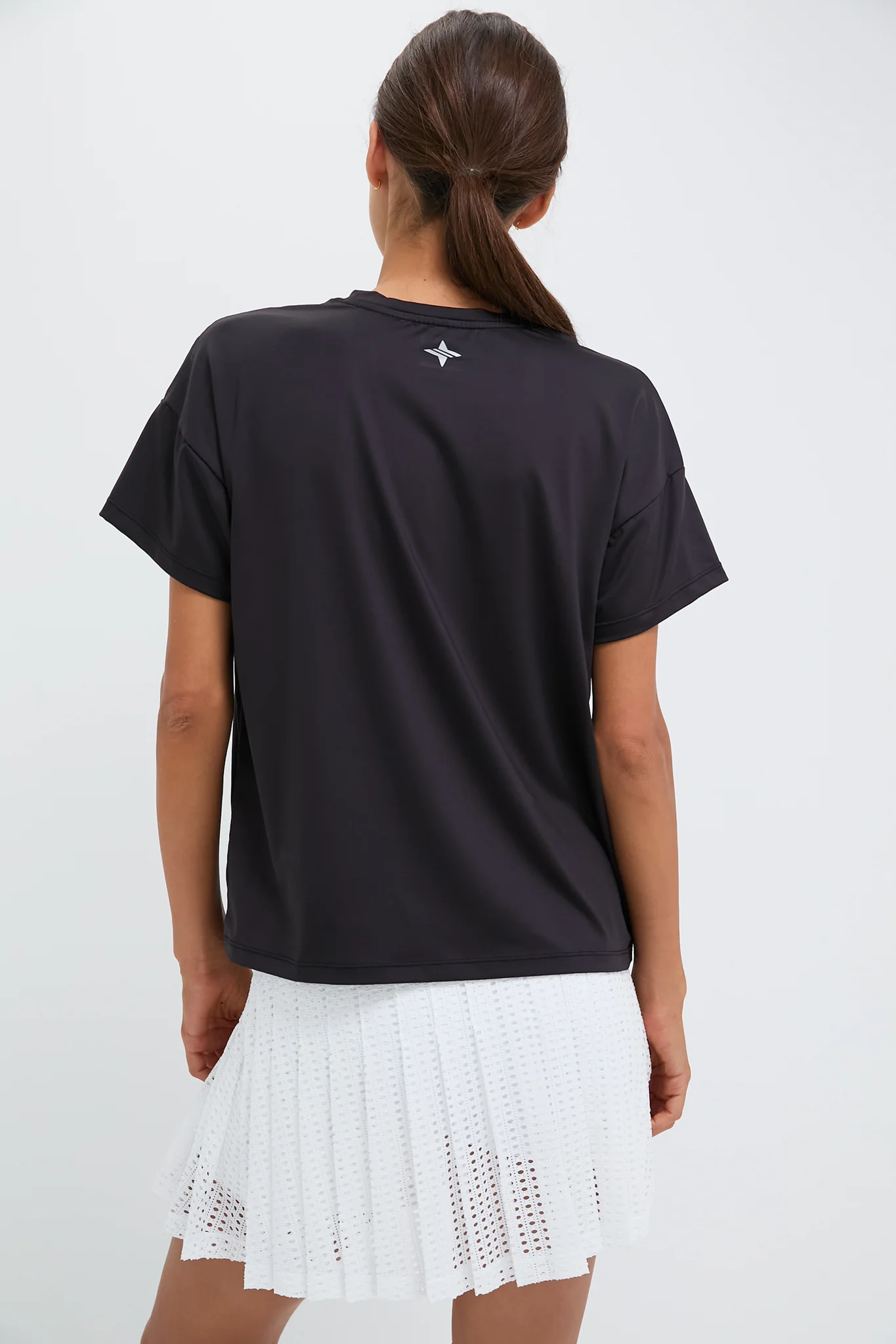 Black Short Sleeve Performance Jersey Ryan Boyfriend Tee - Image 4
