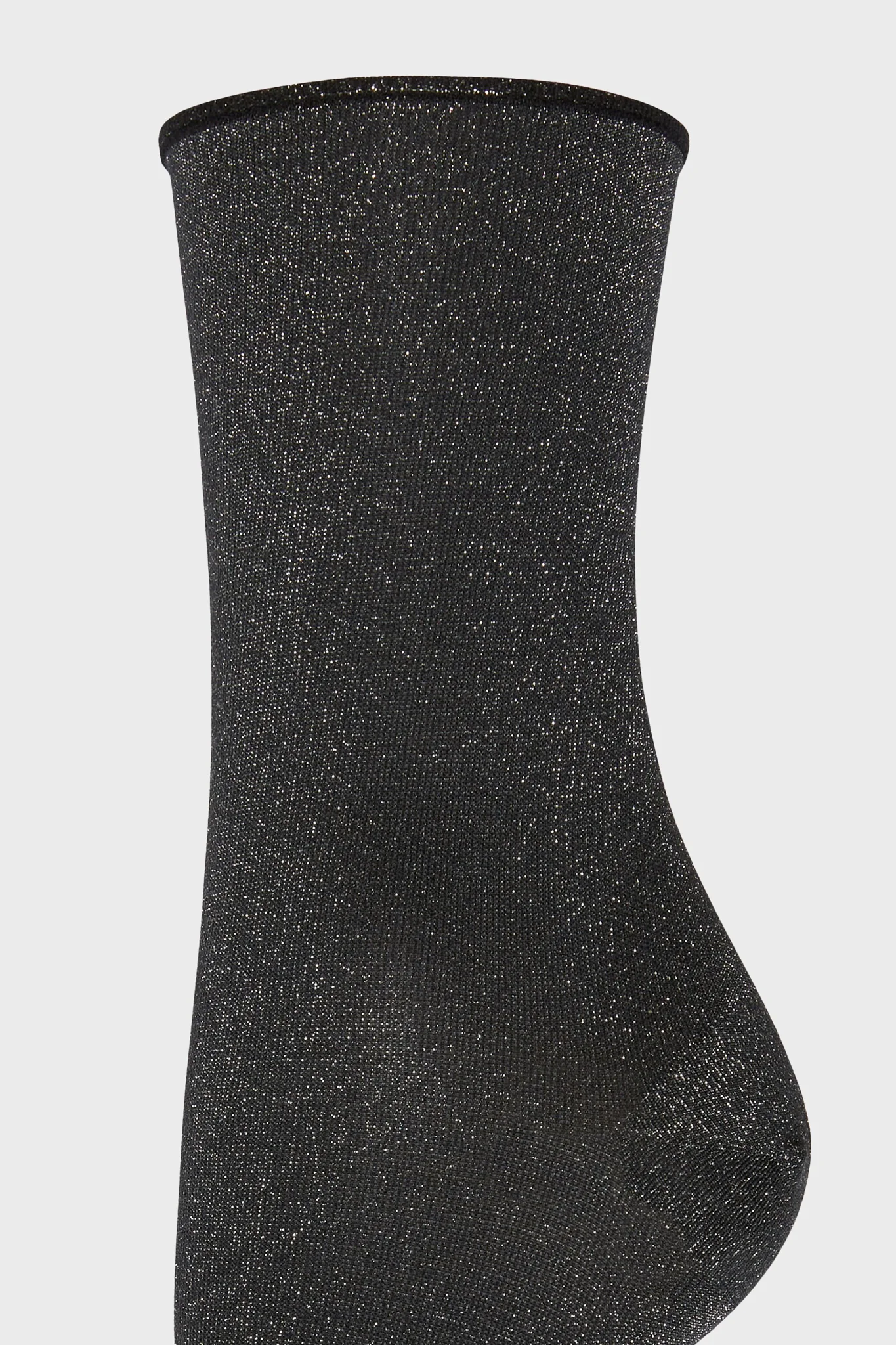 Black Silver Stardust Socks - Image 5