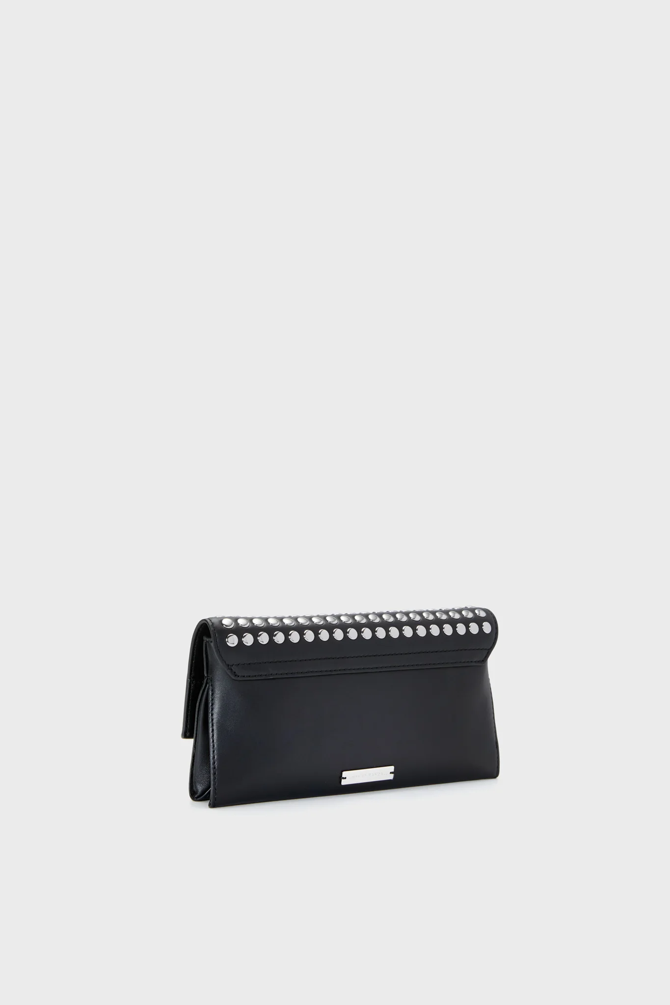 Black Silver Studded Charlee Clutch - Image 4