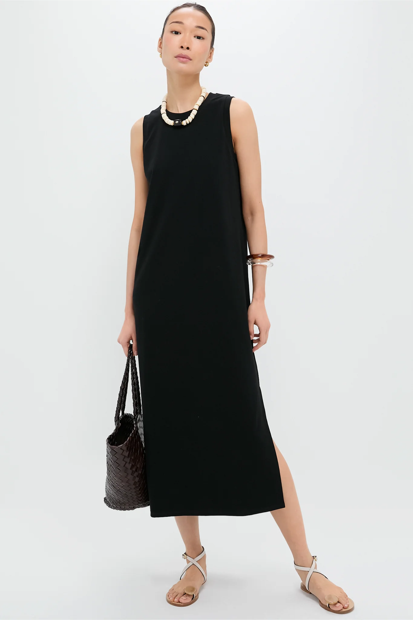 Black Sleeveless Gio Maxi Dress - Image 2